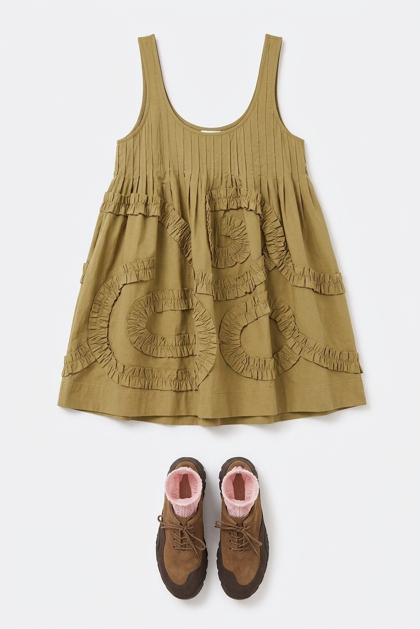 Stella Mini Dress - Green