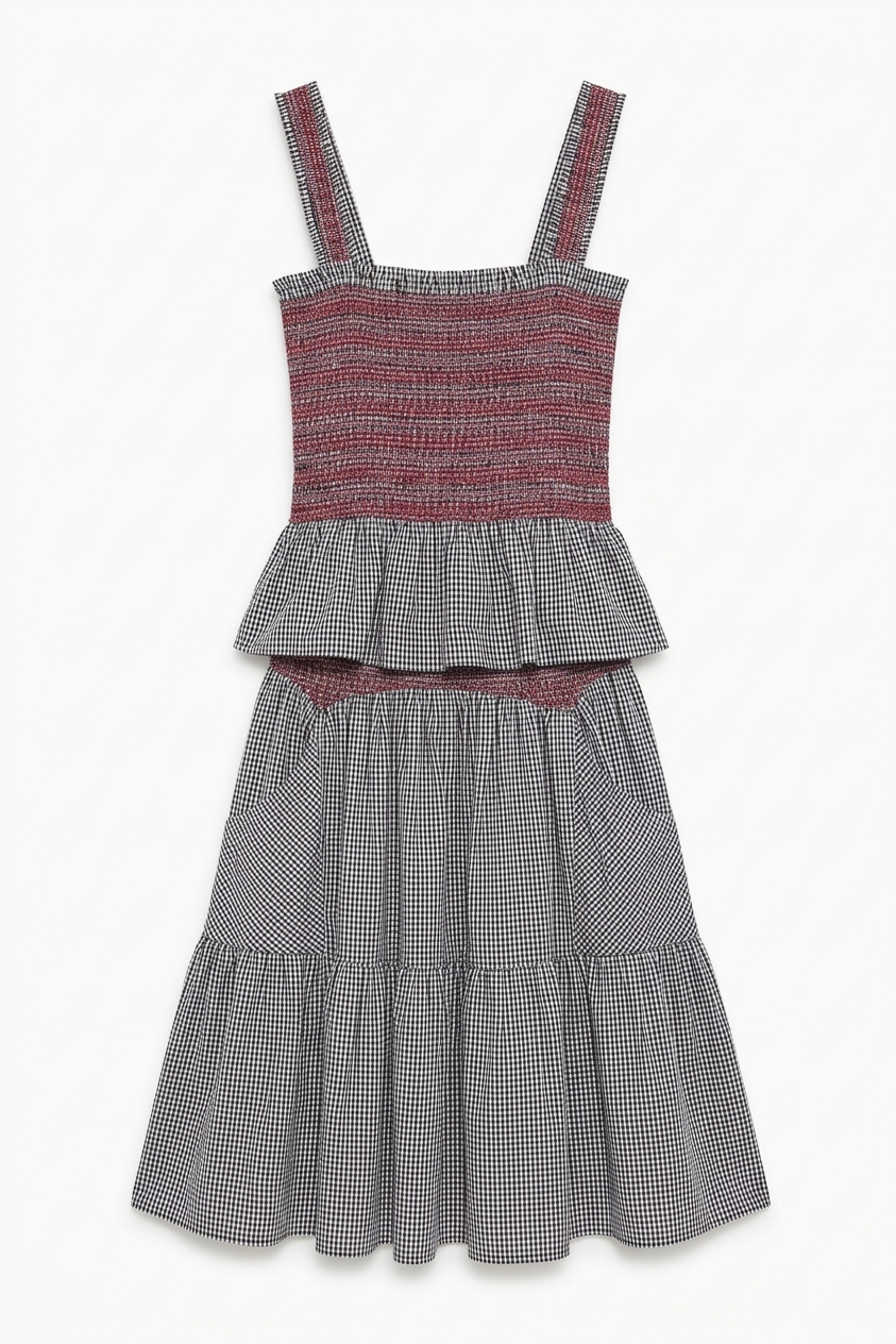 Ami Cami - Black & White Gingham