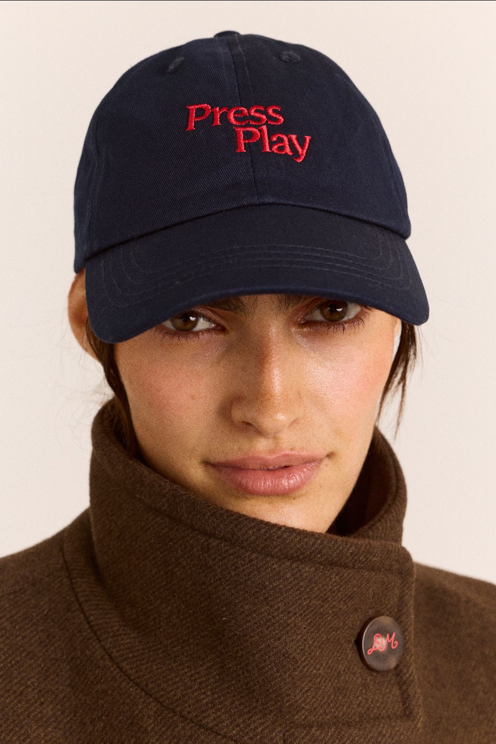 Press Play Cap - Navy