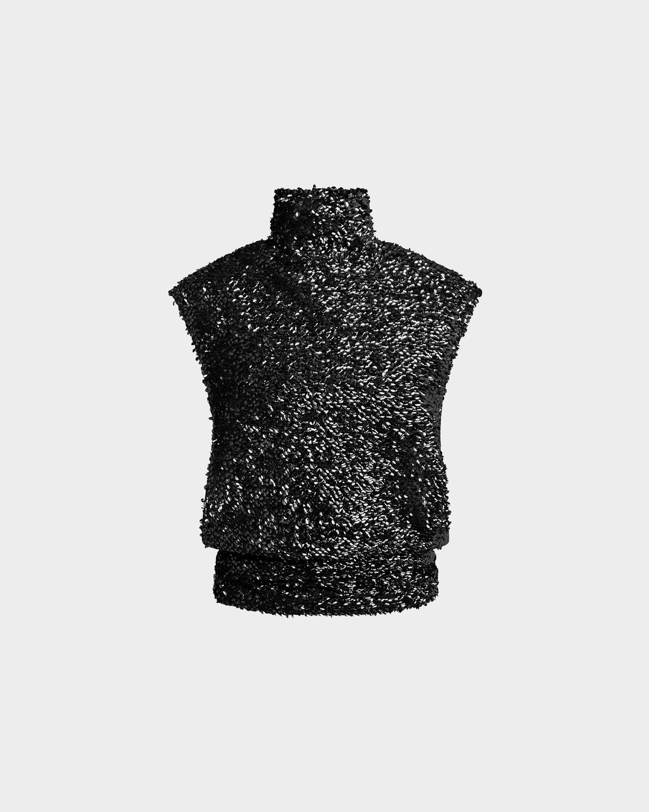 Ovica Top in Textured Sequin