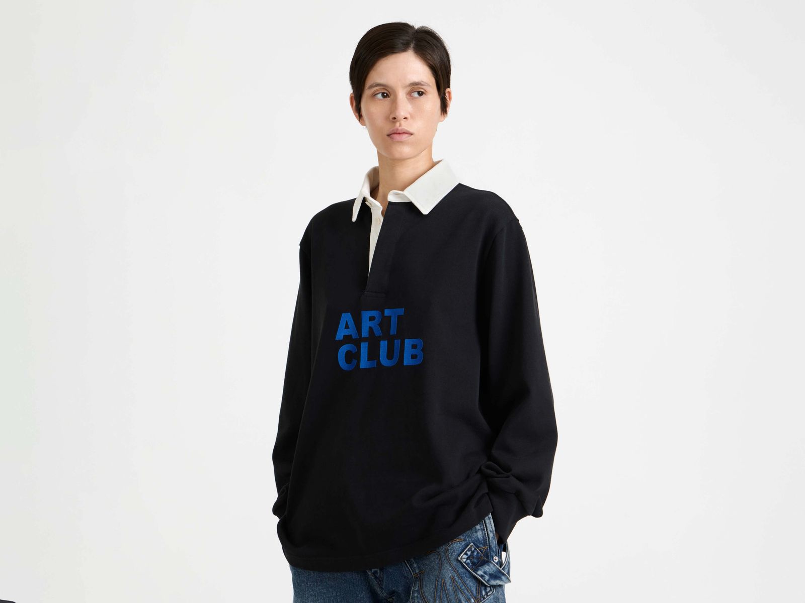 CL_ART CLUB RUGBY POLO - WASHED BLACK_JO0295PG1938