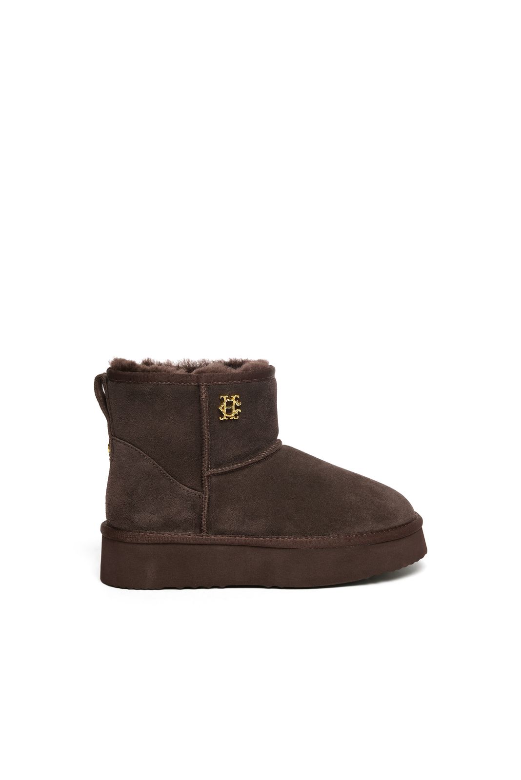 Classic Platform Shearling Boot (Chocolate)