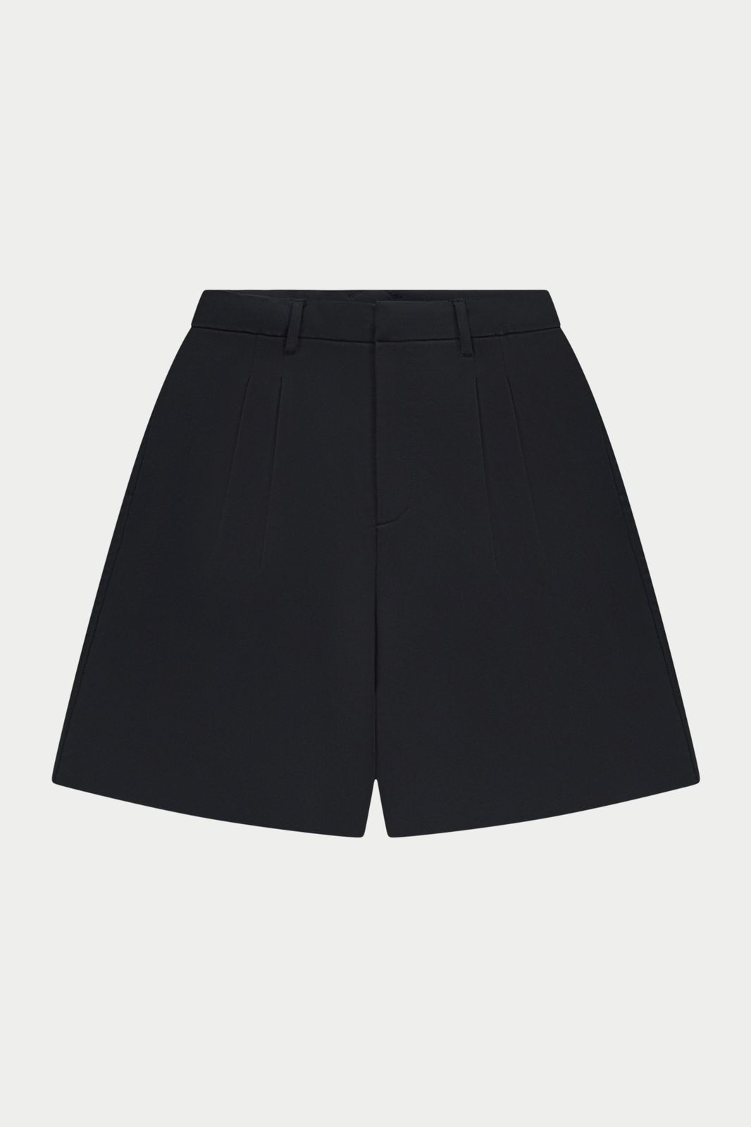 LONGLINE BERMUDA SHORTS - BLACK