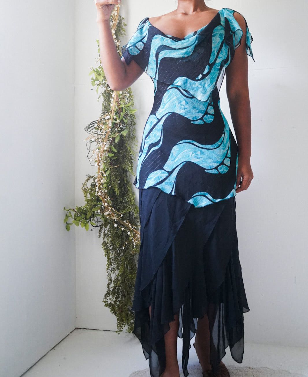 Y2K Abstract Layered Fairy Dress
