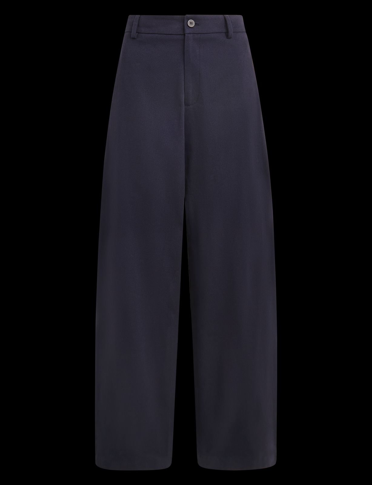 Alba Trouser: Cotton Twill, Navy