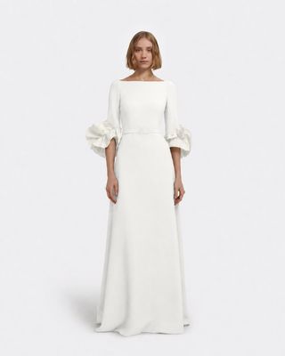 Belisa Long Dress in Ivory