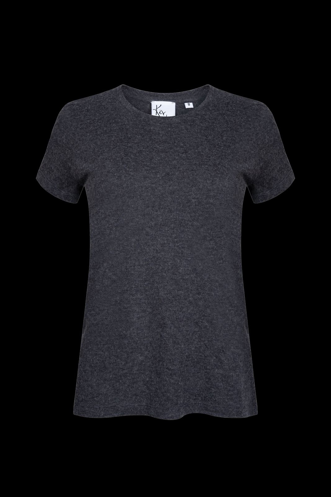 The All Day Long T-shirt Dark Grey made from Deadstock Fabrics