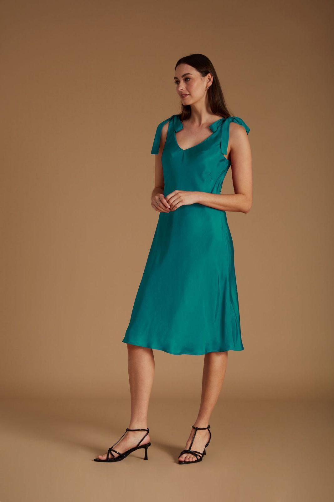 Isobel | FSC Viscose Dress | Green