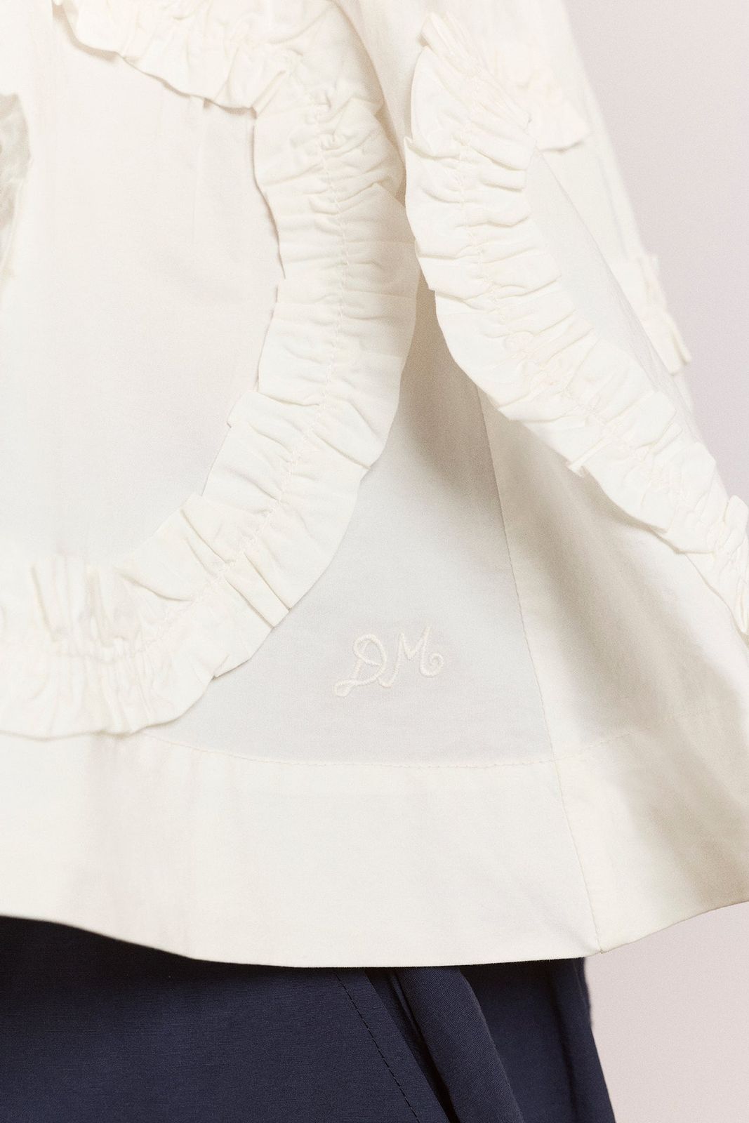 Stella Ruffle Cami - White