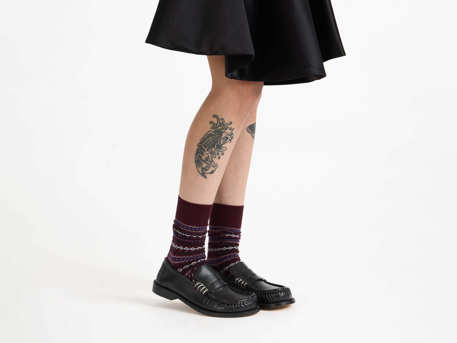 WOMENS LOAFER MOCCASIN IN BLACK