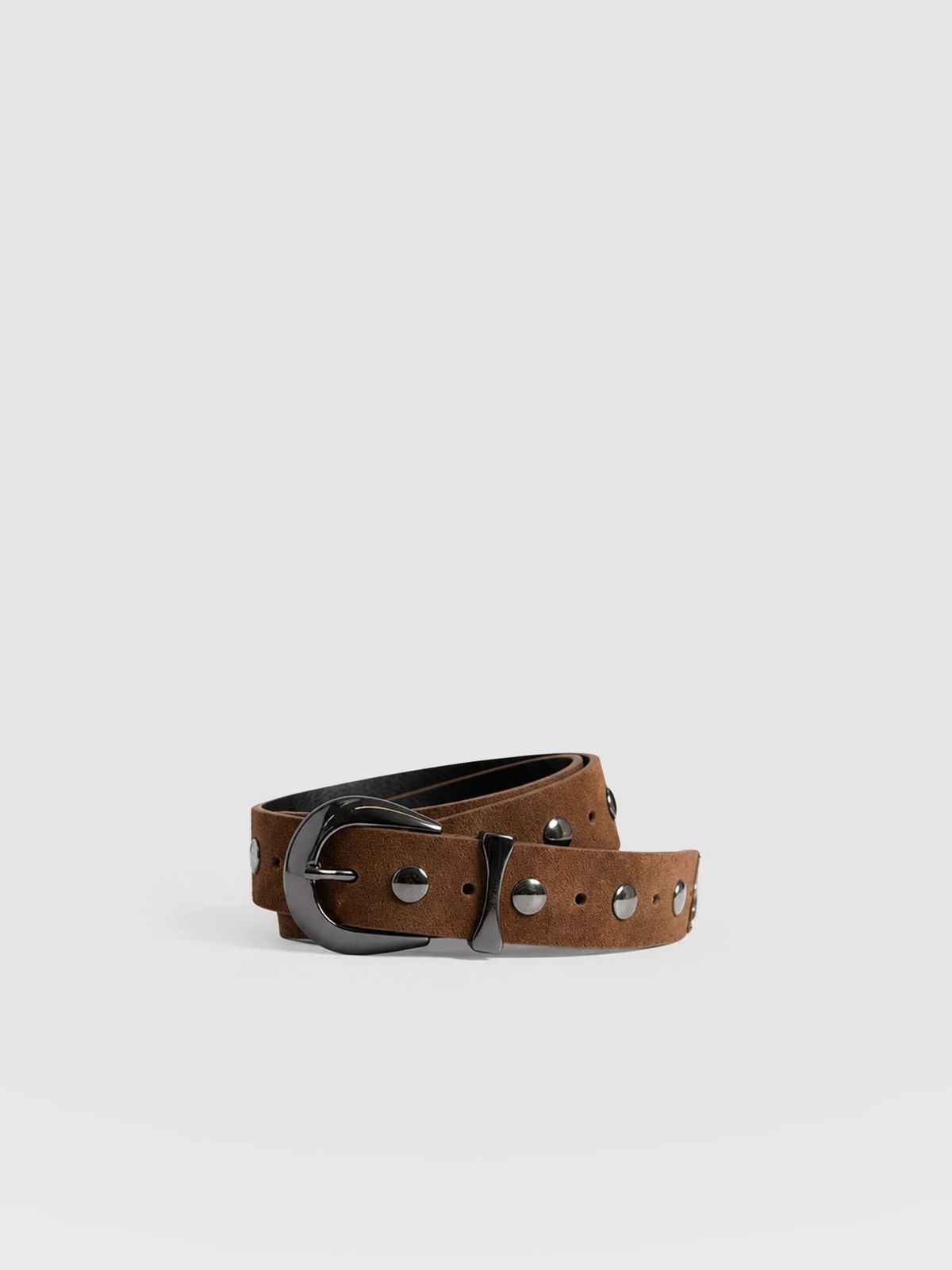 Roxie Studded Belt - Camel