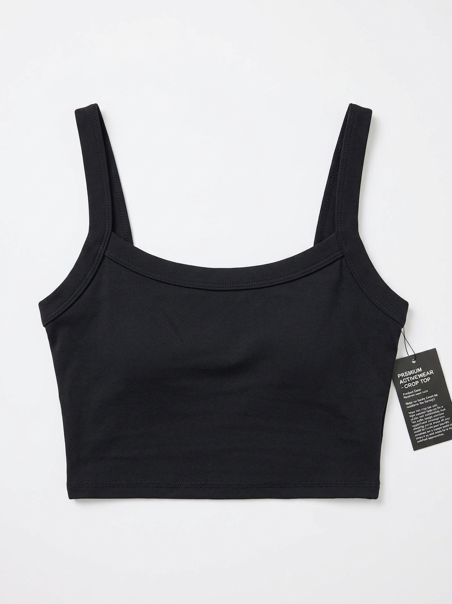 Womens Active Sports Bra In Black