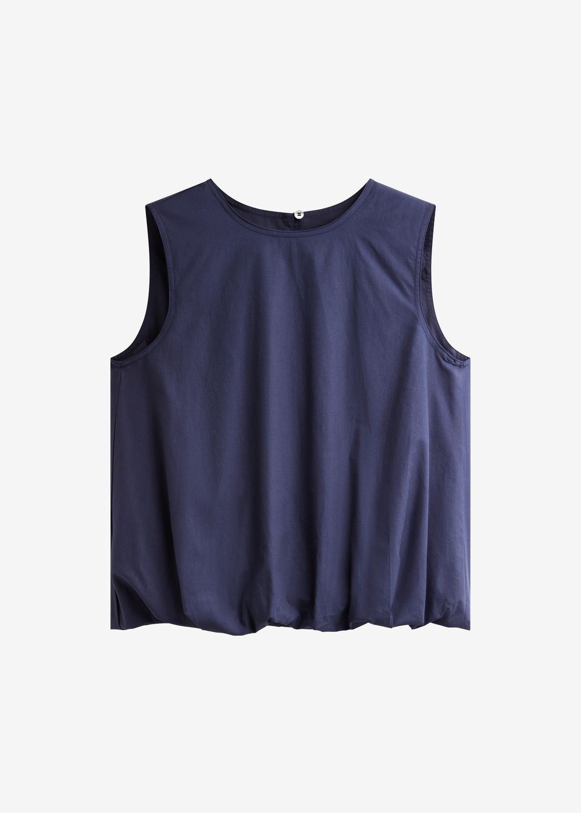 Norea Sleeveless Balloon Top - Navy