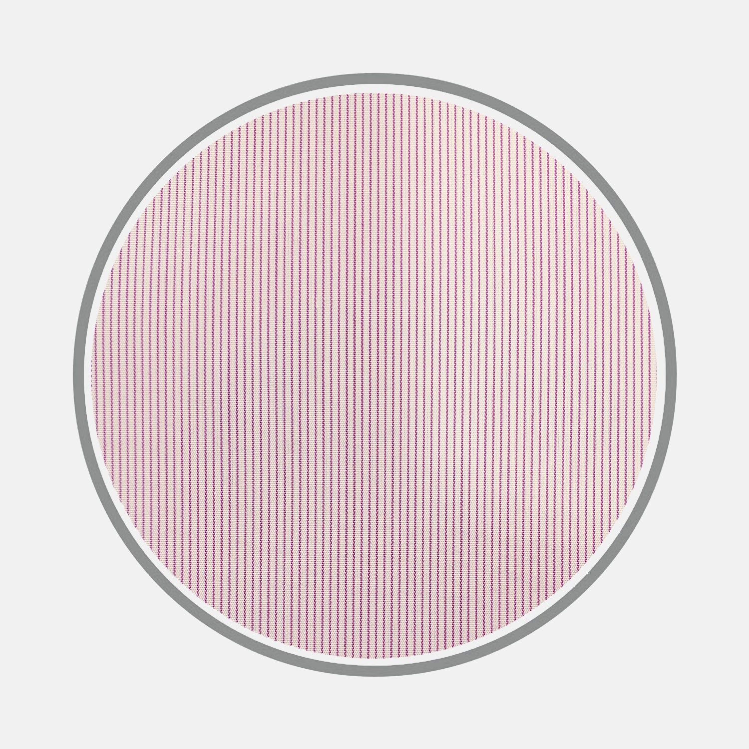 Lilac Hairline Stripe Cotton Fabric