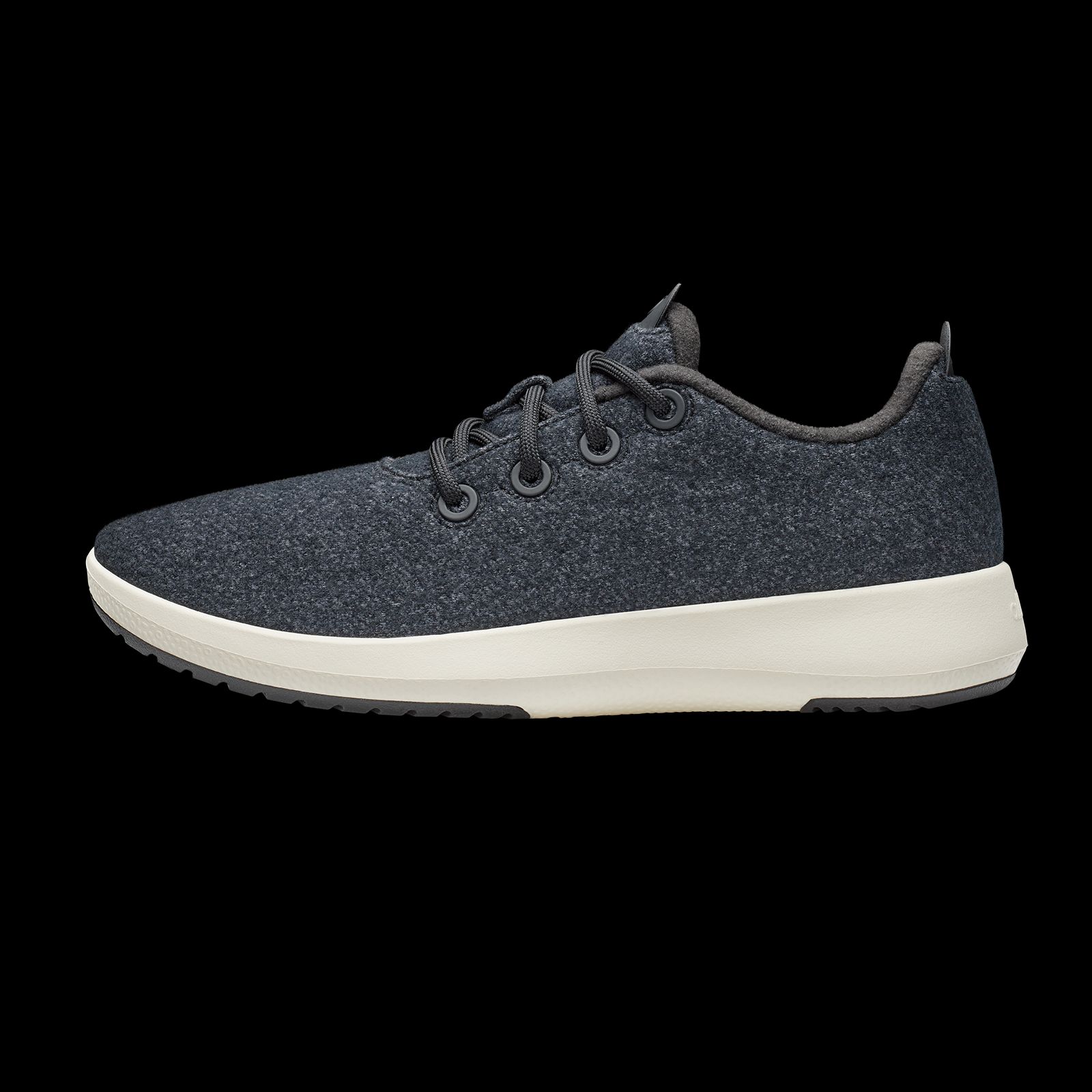 Men's Wool Runner Mizzle - Natural Black (Natural White Sole)