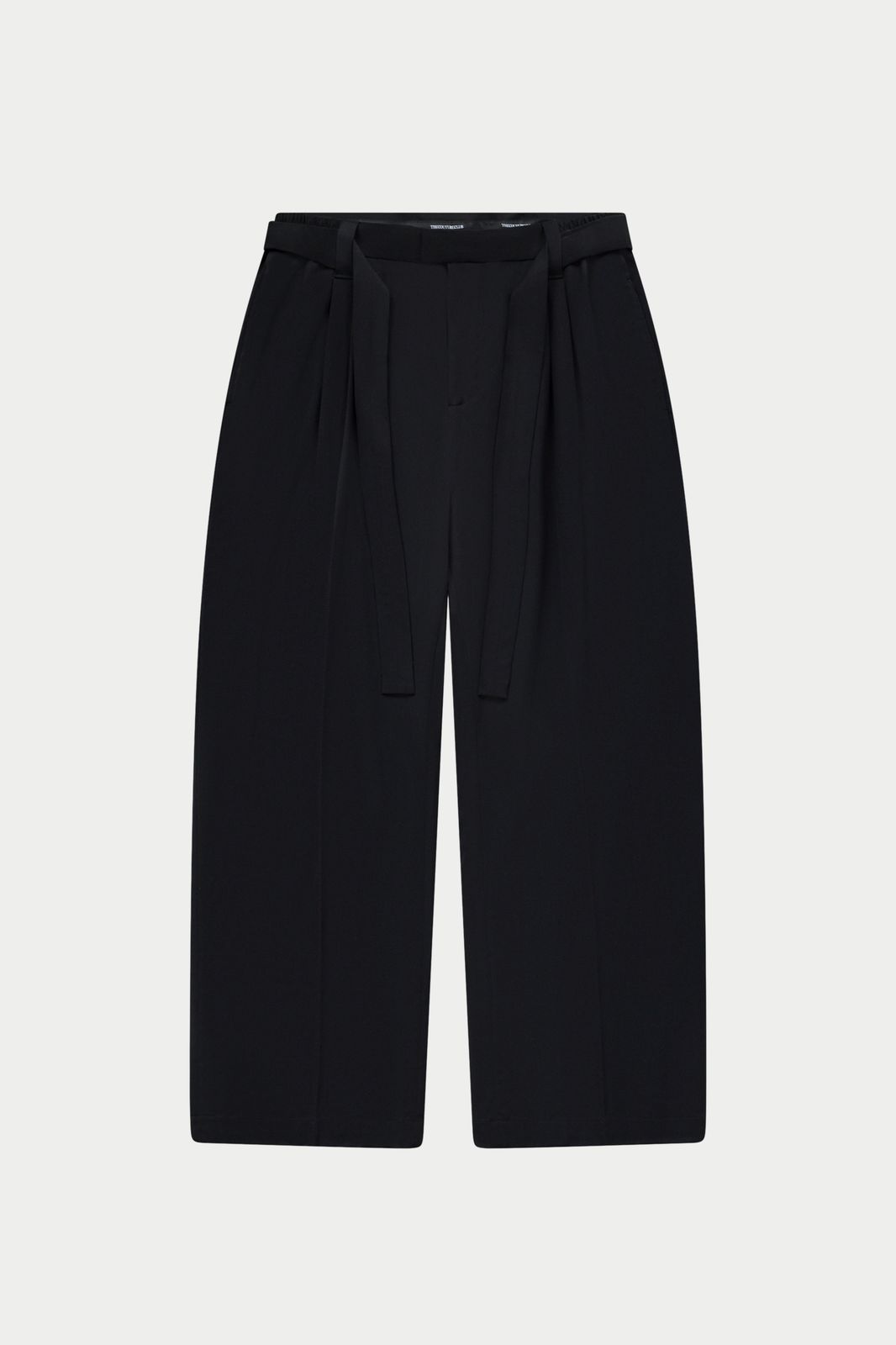 SMART BARREL TROUSER - BLACK