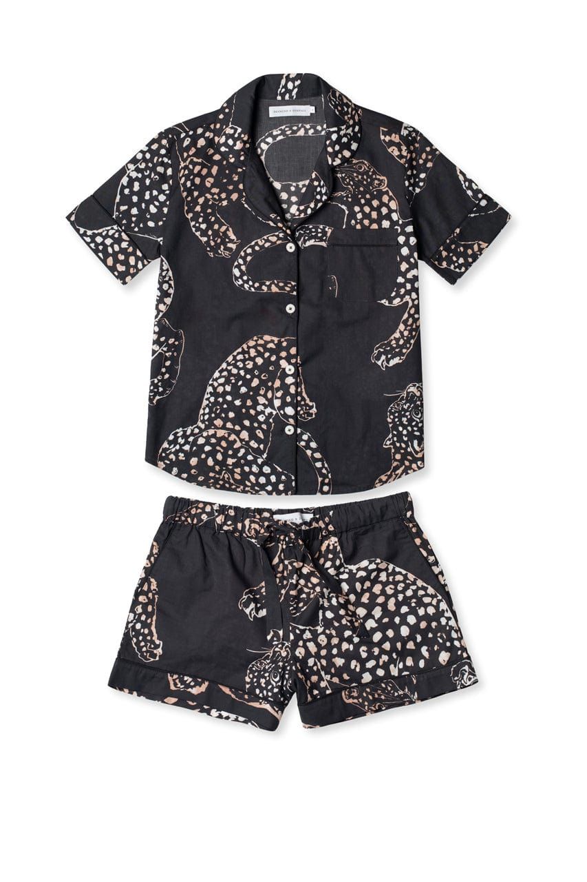 Short Pyjama Set The Jag Print Navy