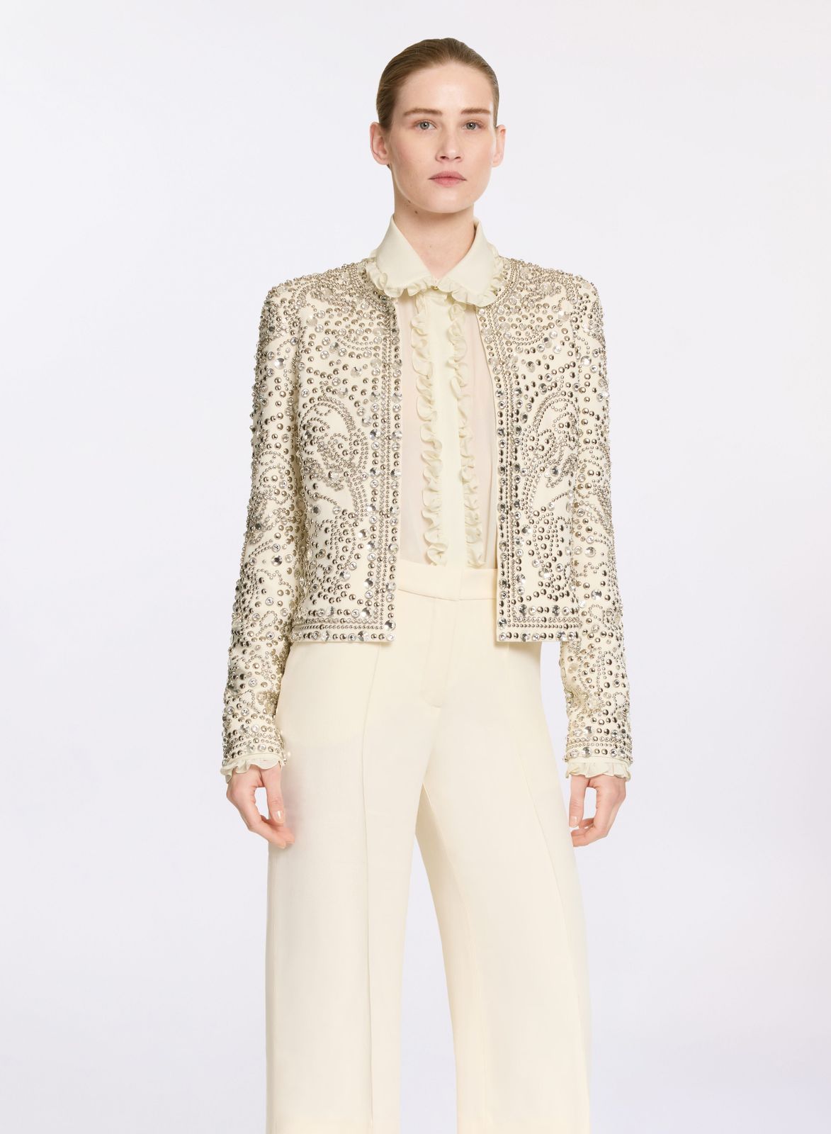 Cady Bead Embroidered Jacket