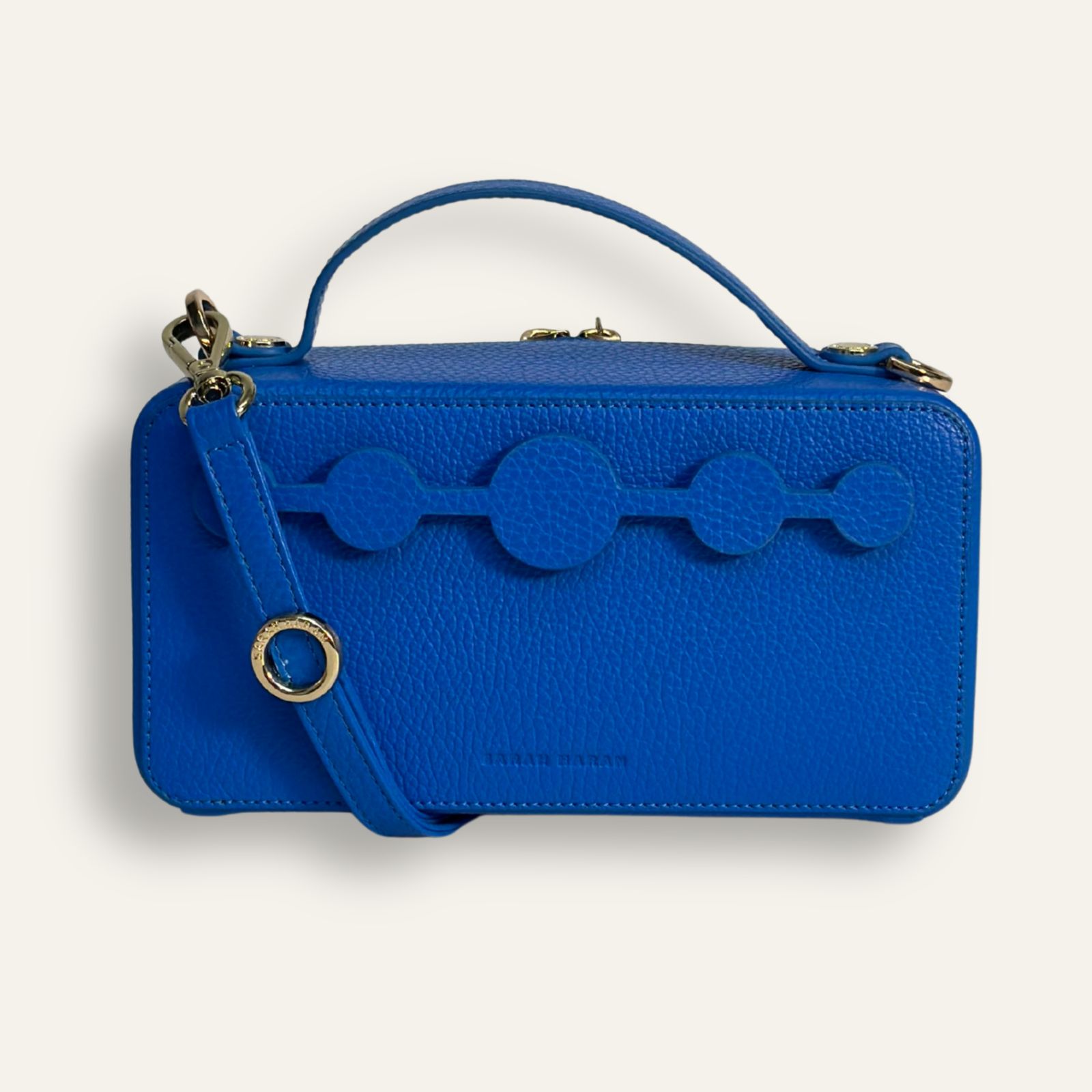 Preloved Marie Handbag | Sapphire with Gold hardware
