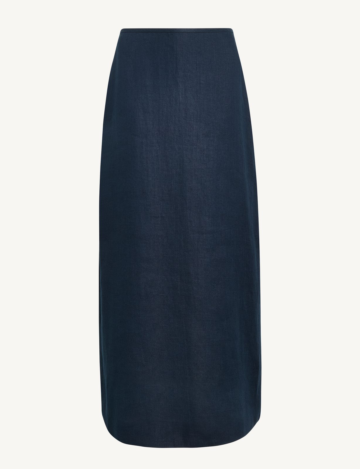 Clara Skirt: Linen, Navy