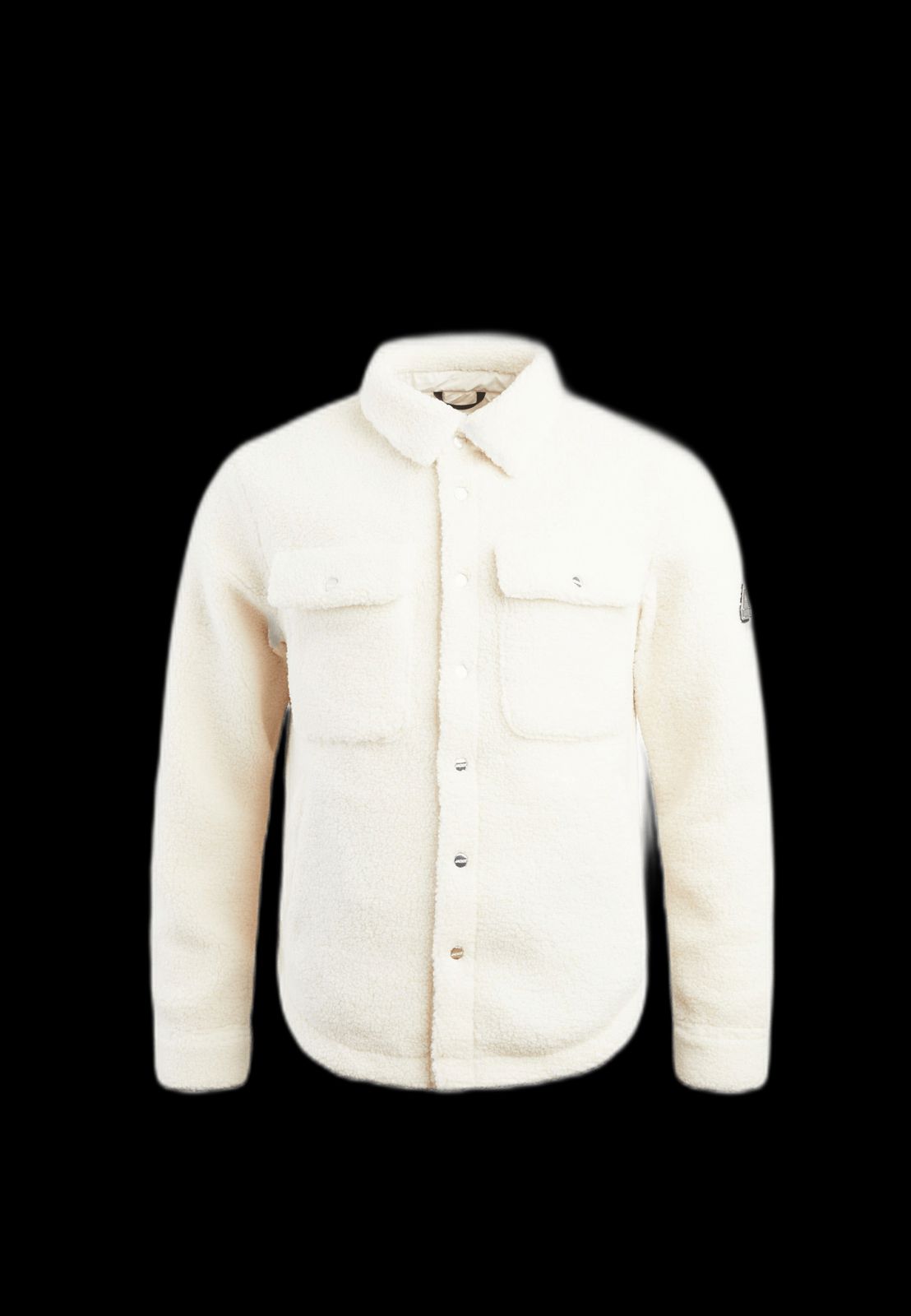 Sherpa Shirt Jacket Ecru