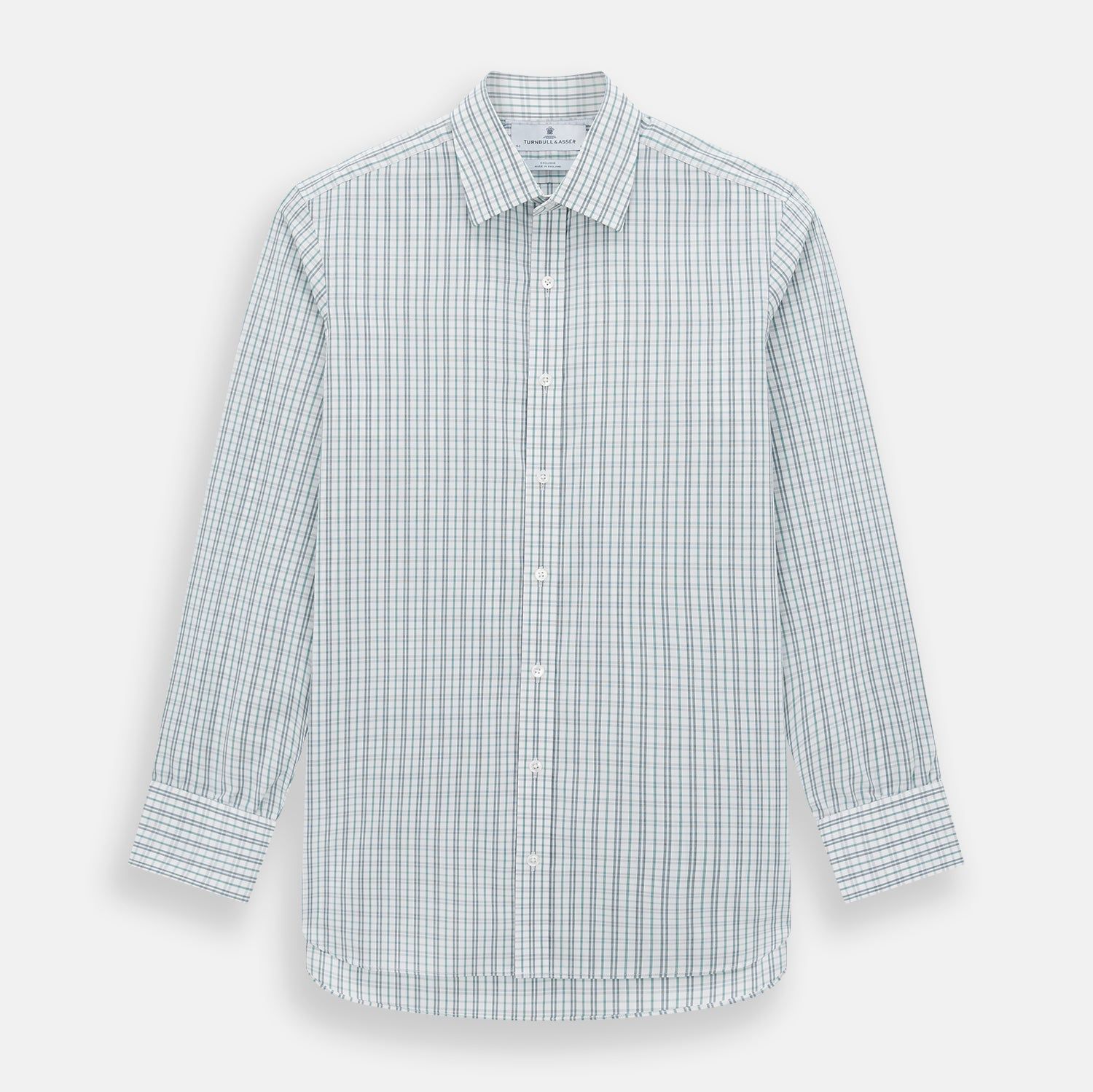 Sage Green Multi Check Mayfair Shirt