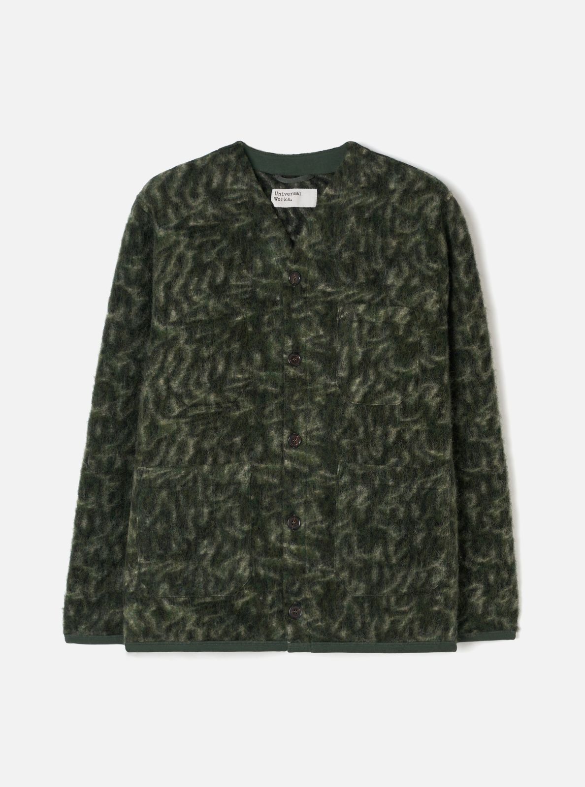 Olive Snug Fleece Cardigan