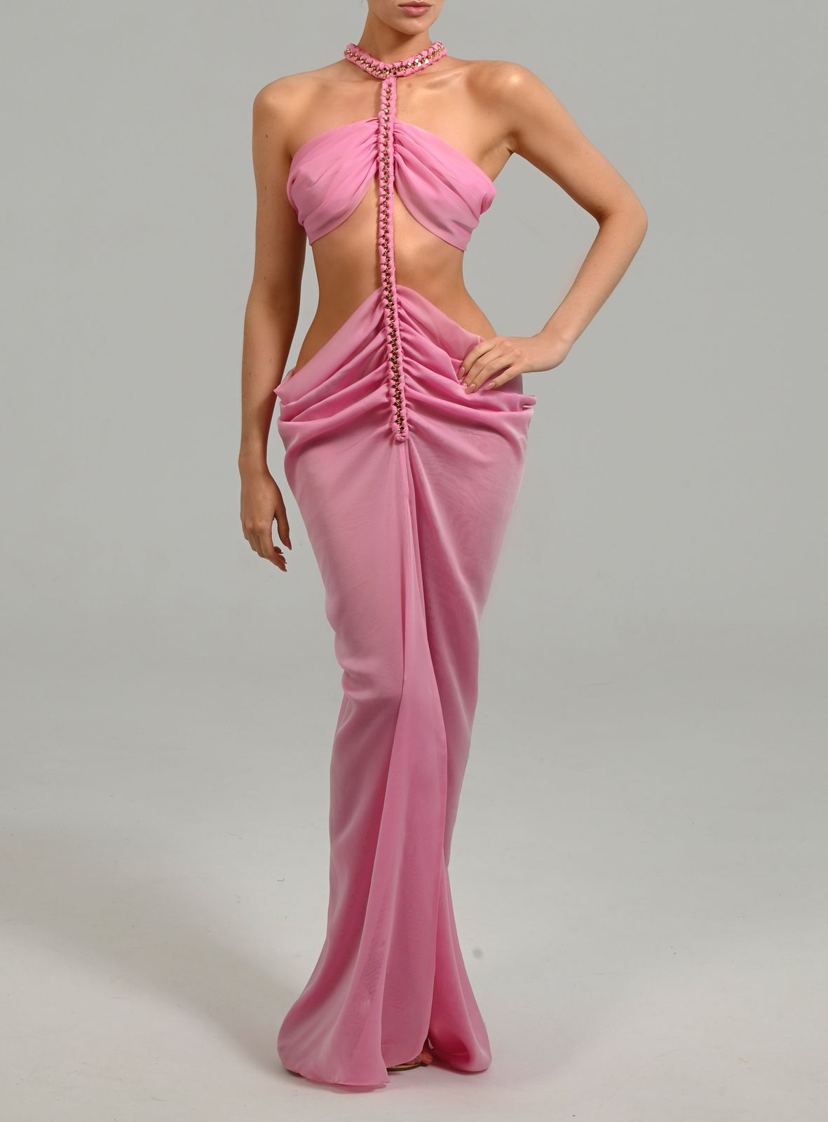 Karlie Maxi Dress in Sorbet (Ready To Ship)