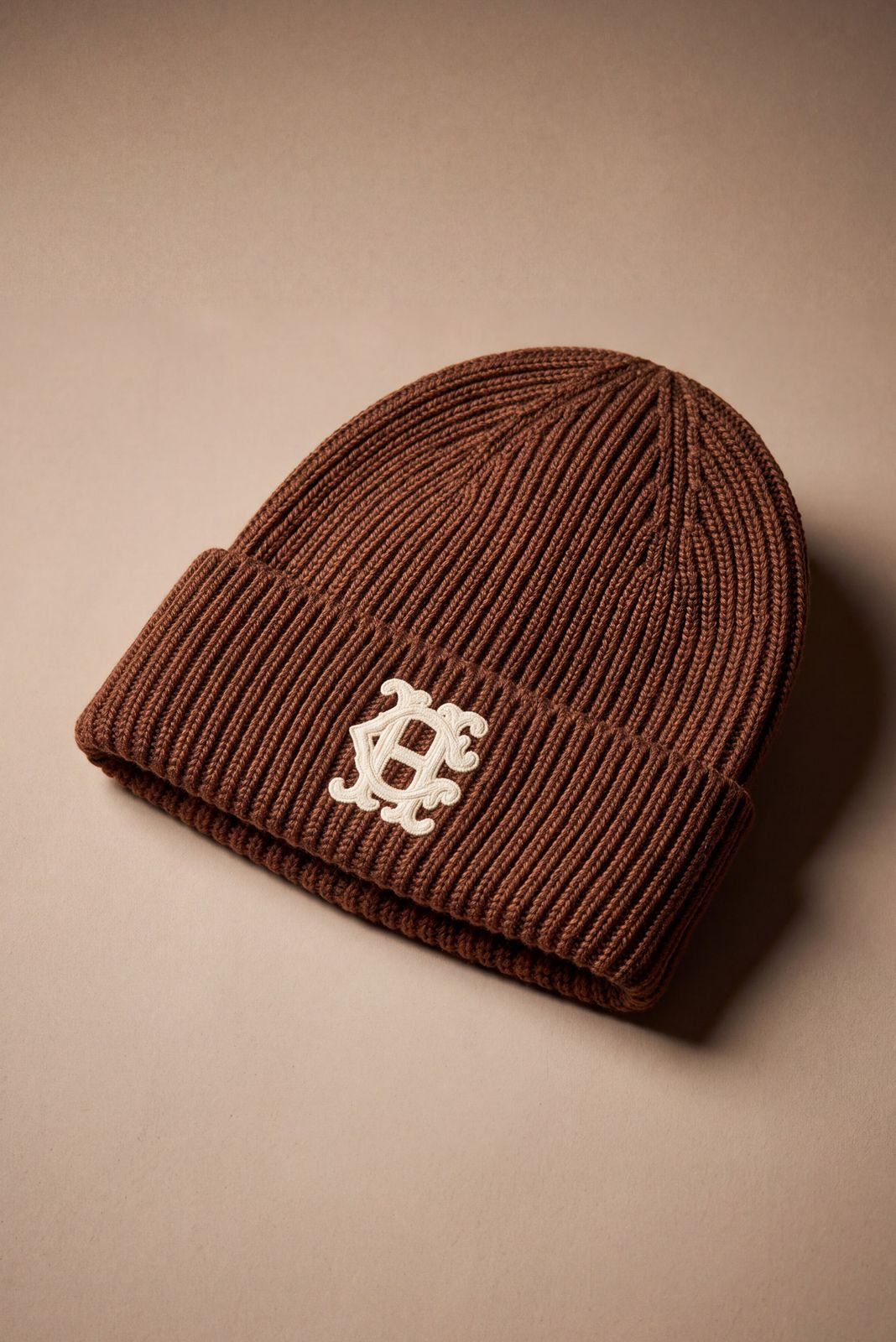 Heraldic Beanie (Toffee)