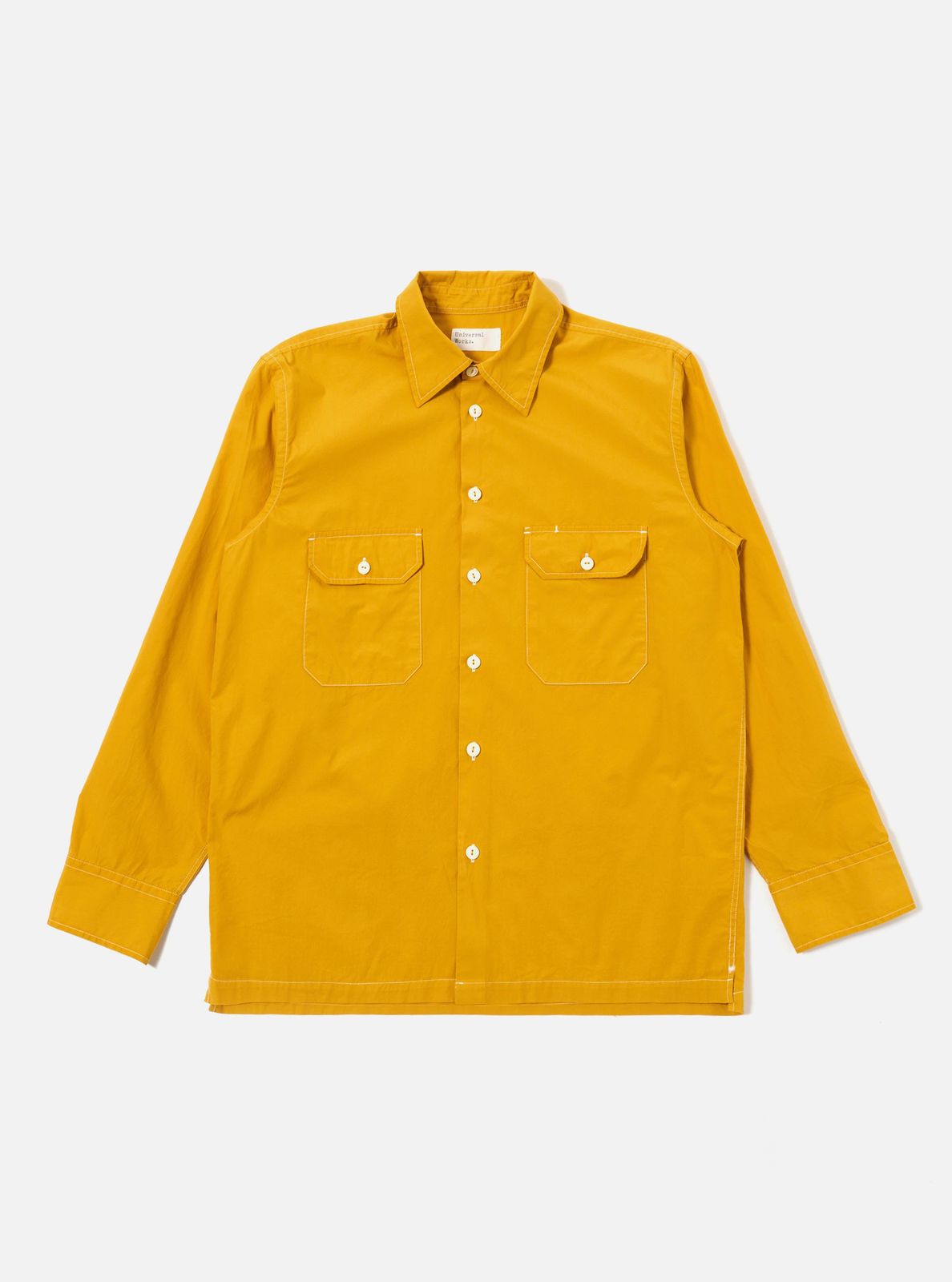 Golden Brown Organic Fine Poplin CPO Shirt