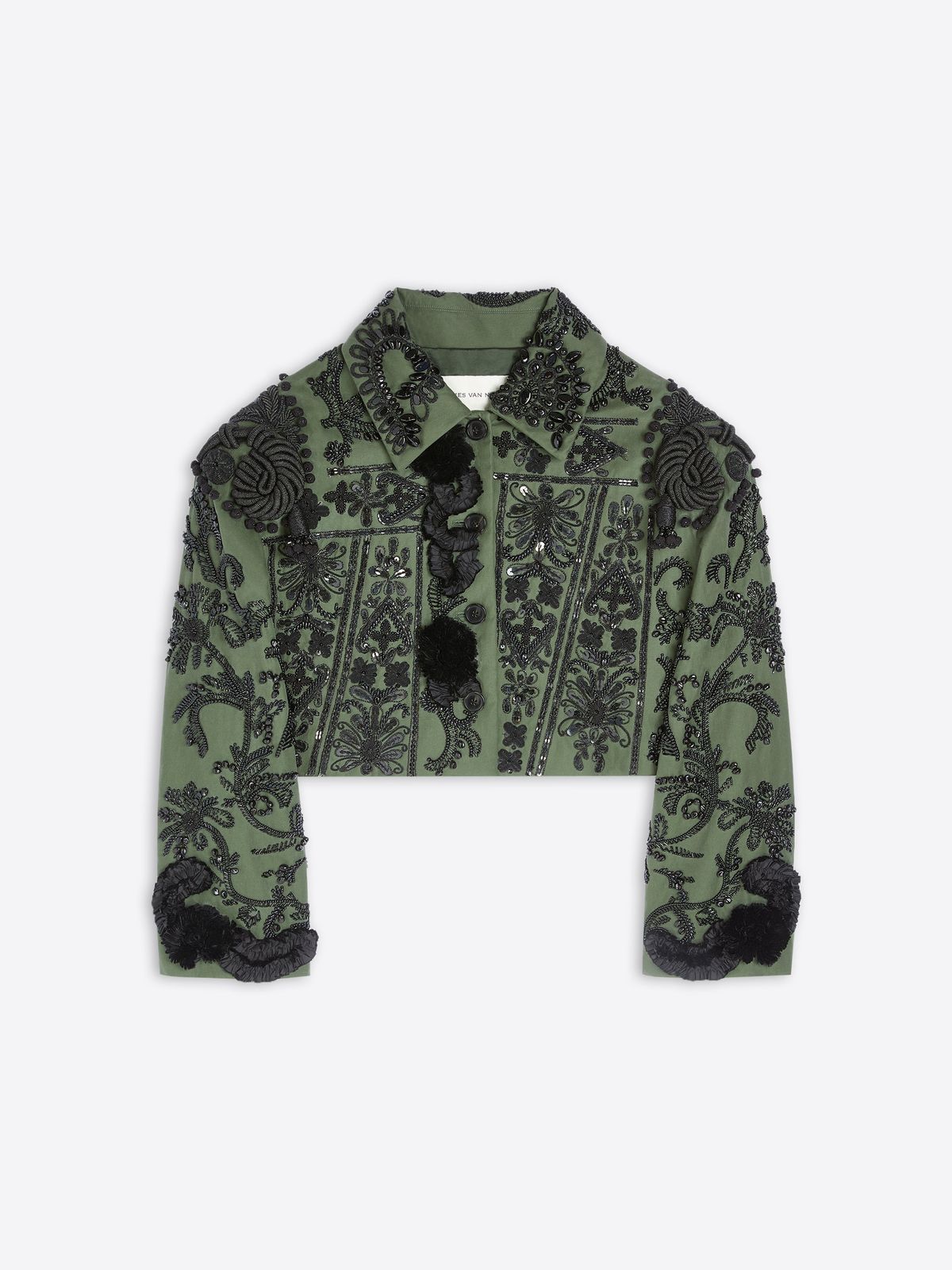 Embroidered cotton jacket