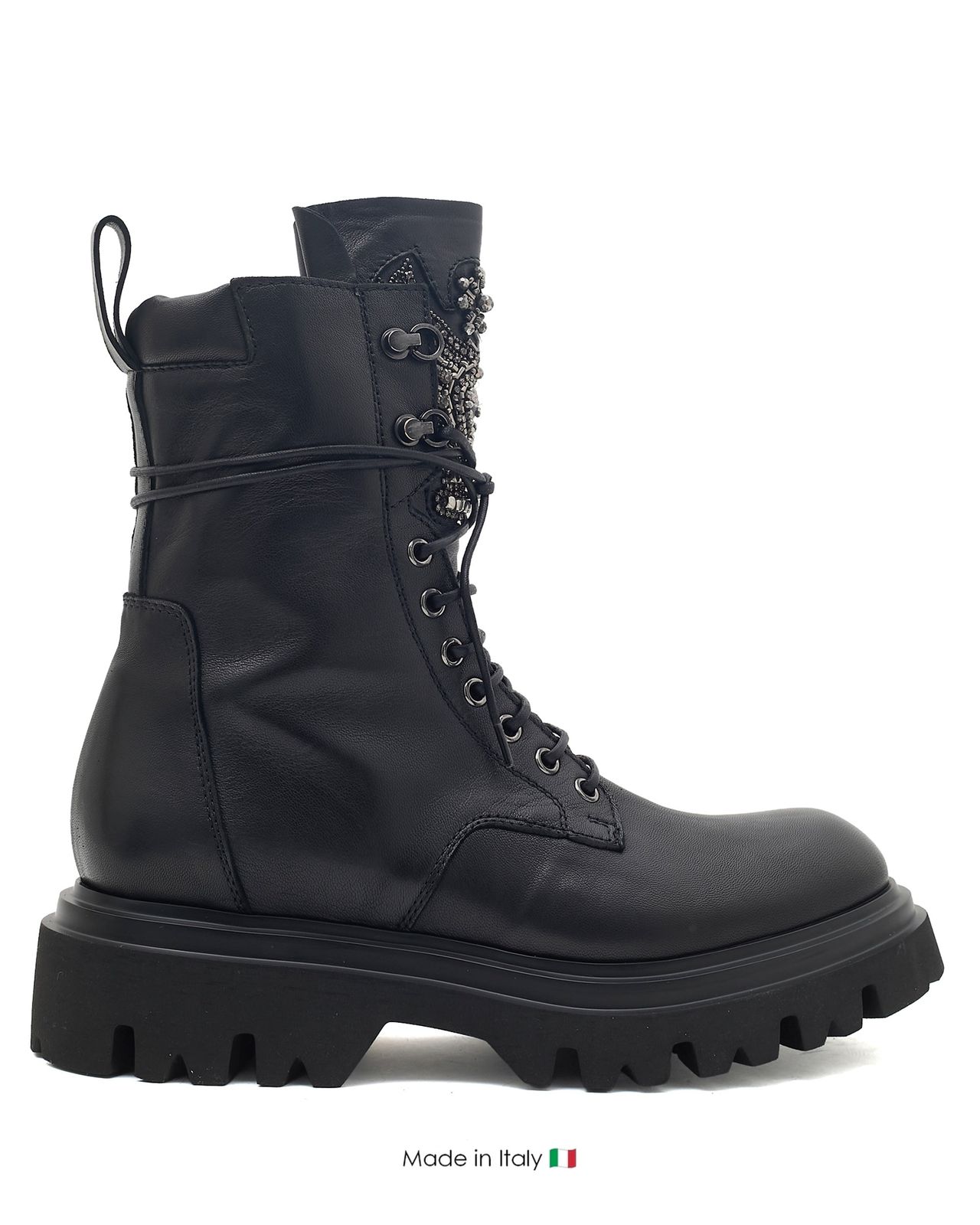 Stella Combat Boot Nero
