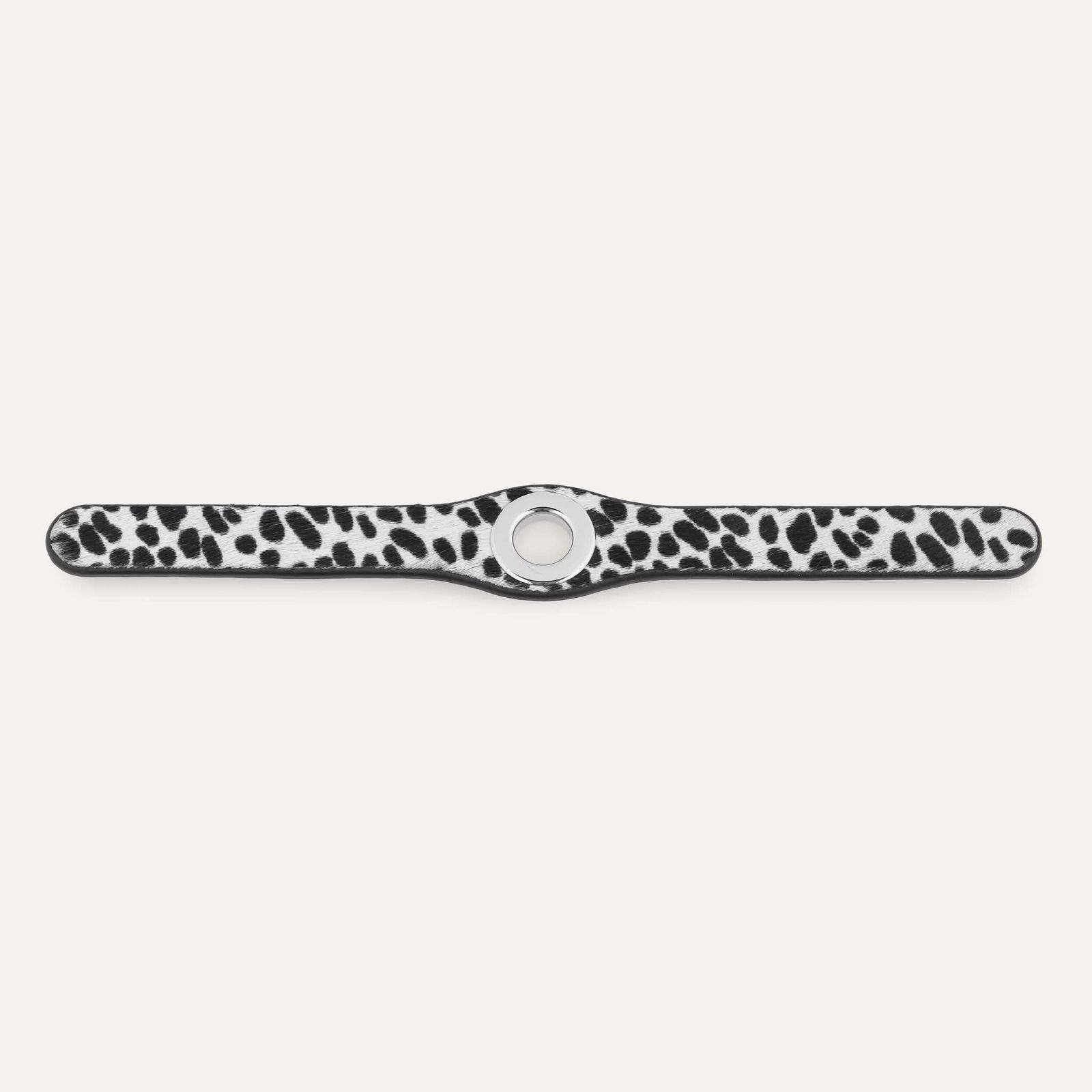 Deco Popper | Dalmatian with Silver hardware