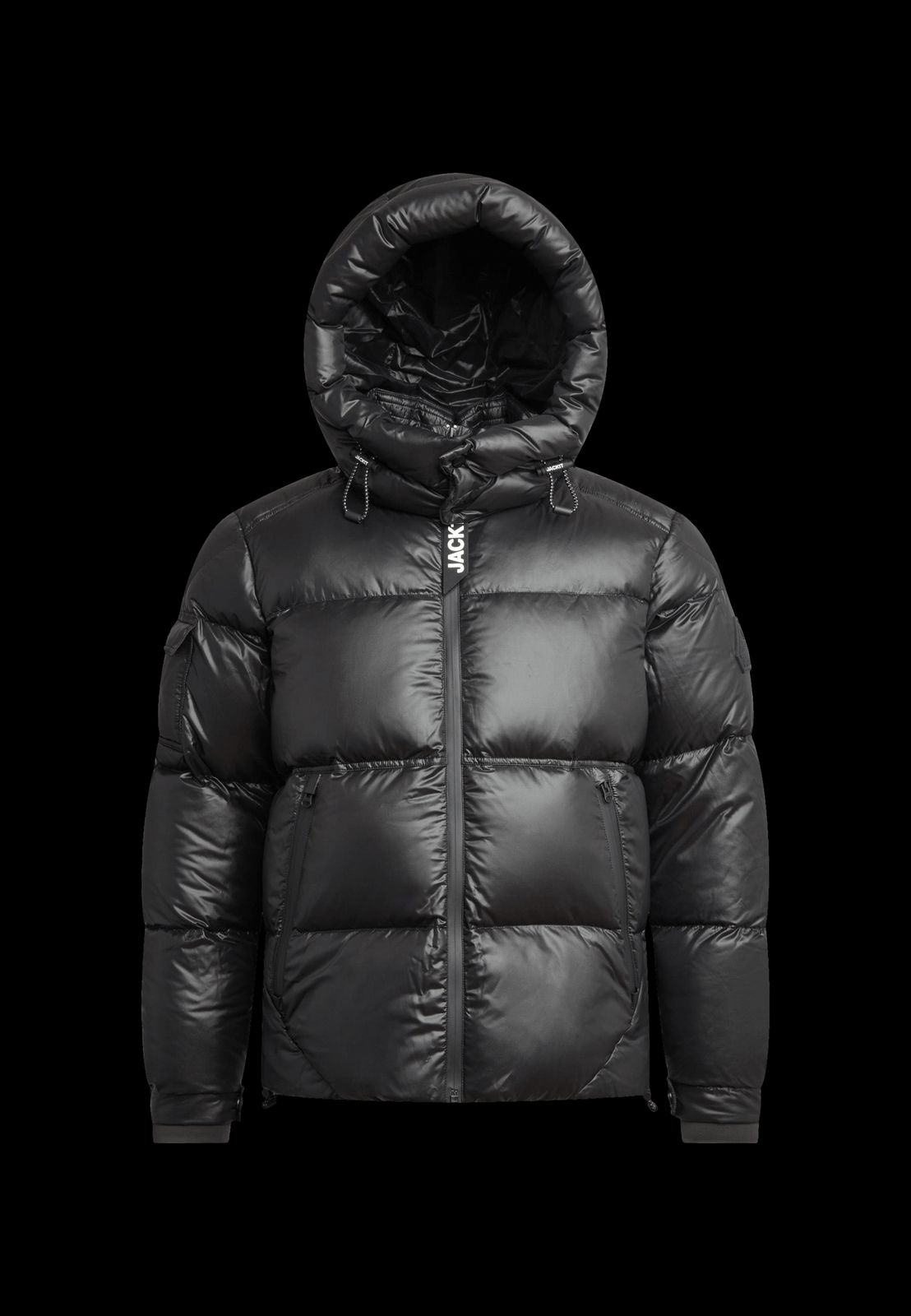 Ez Water Puffer Racer Jacket Lux Black