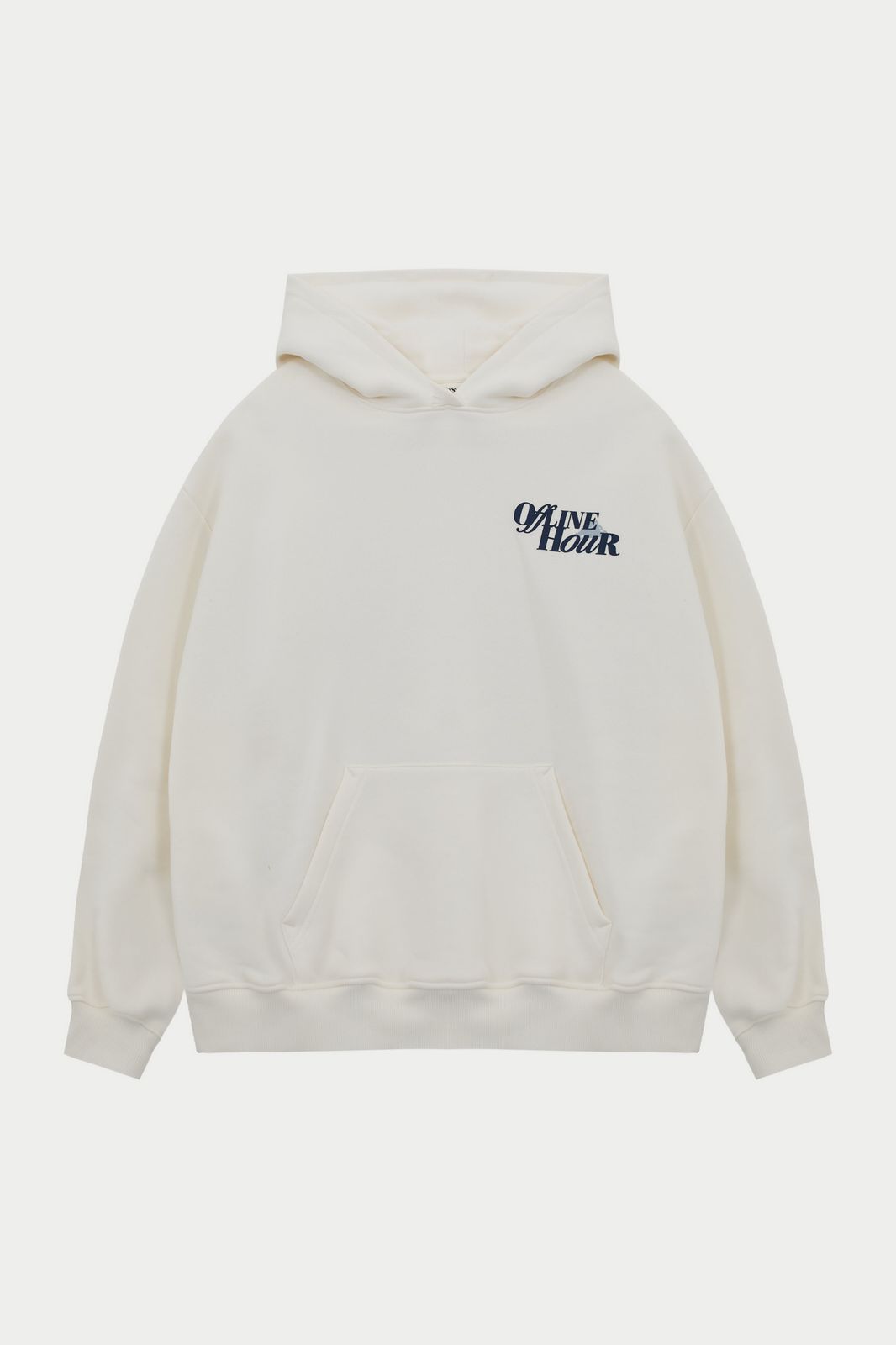 OFFLINE HOUR OVERSIZED HOODIE - OFF WHITE