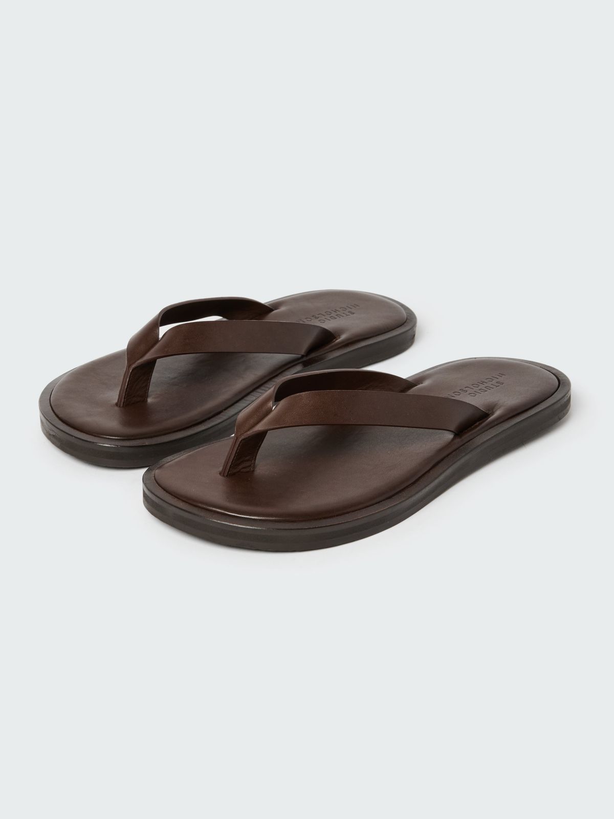 Women's Curren Leather Sandal in Cocoa