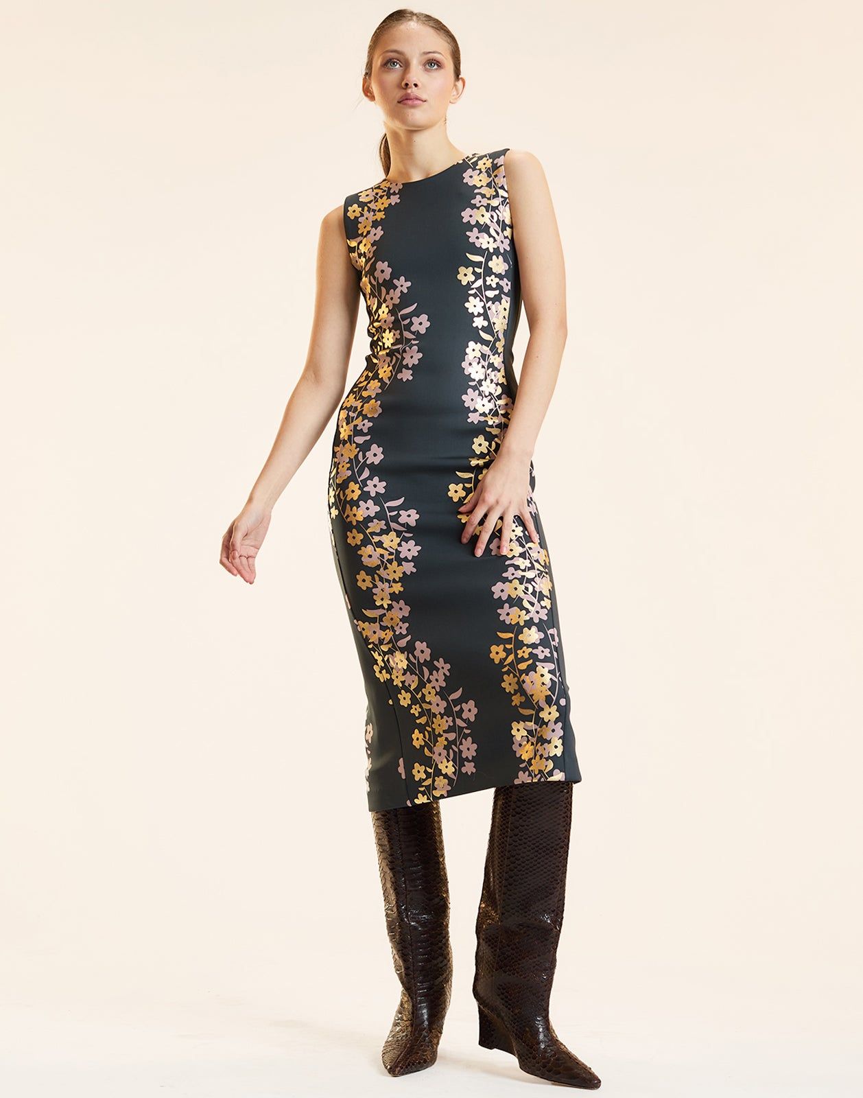 Sleeveless Bonded Dress
