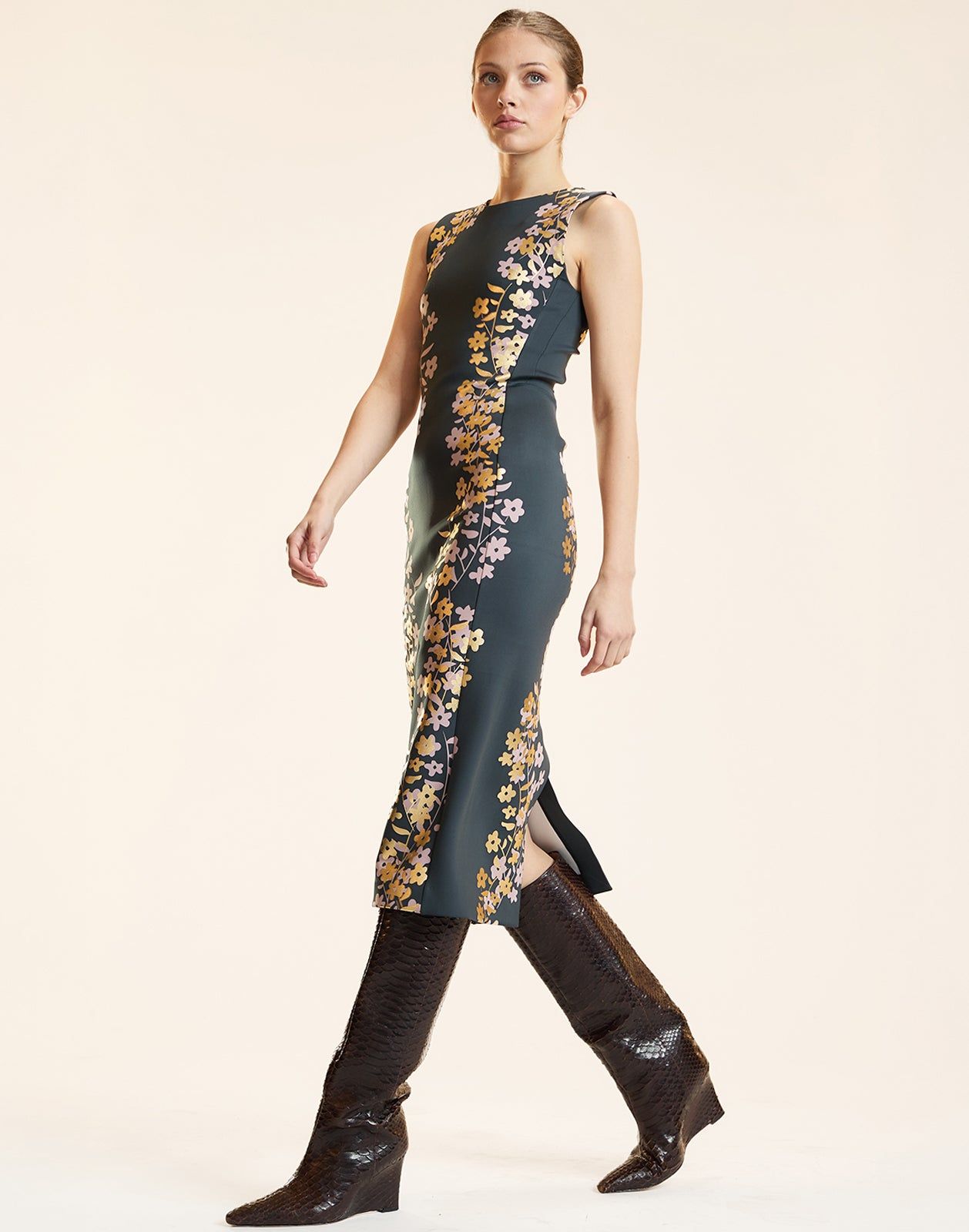 Sleeveless Bonded Dress
