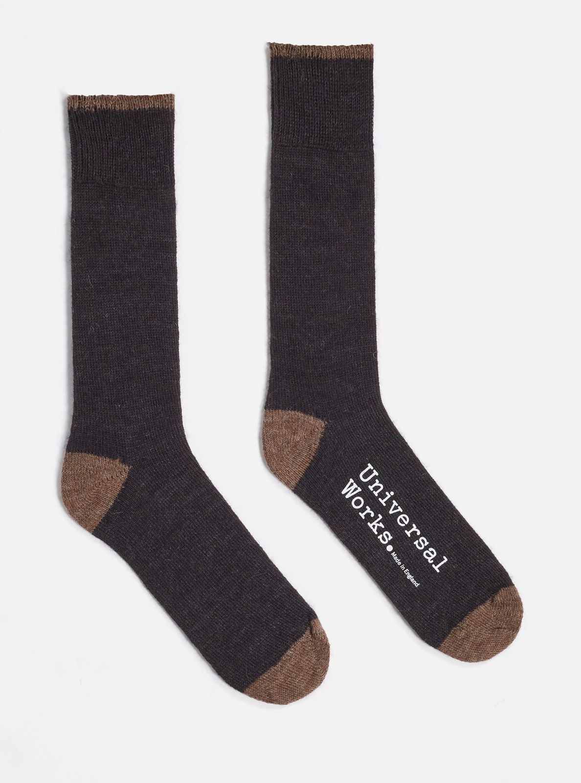 Charcoal Alpaca Wool Alpaca Sock