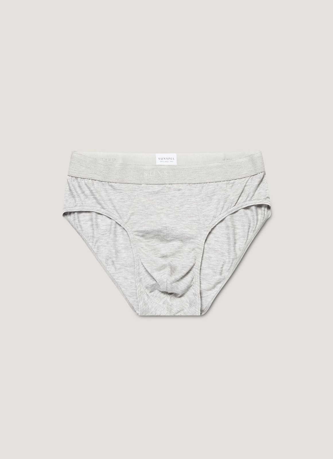 Men's Tencel™ Briefs in Grey Melange