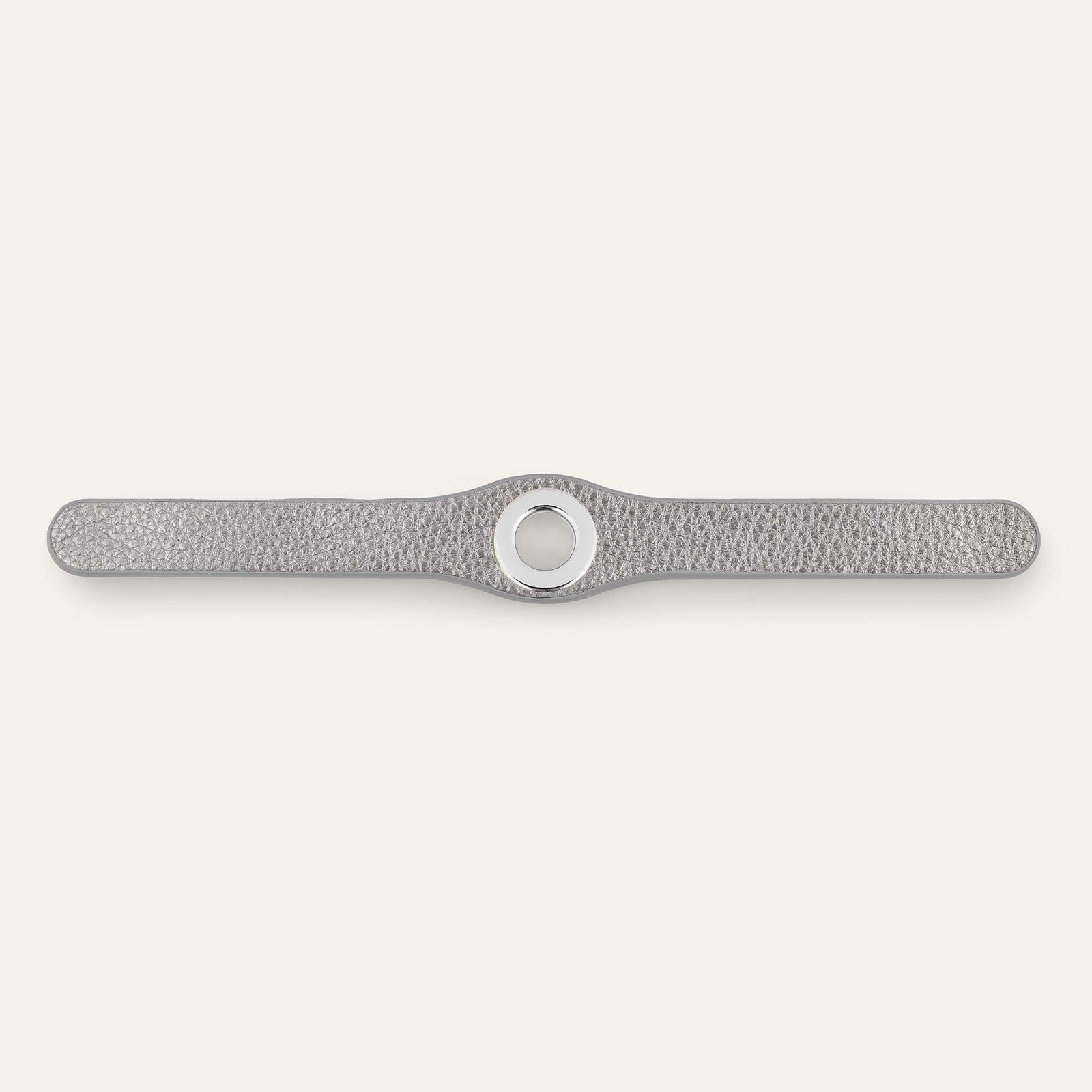 Deco Popper | Titanium with Silver hardware