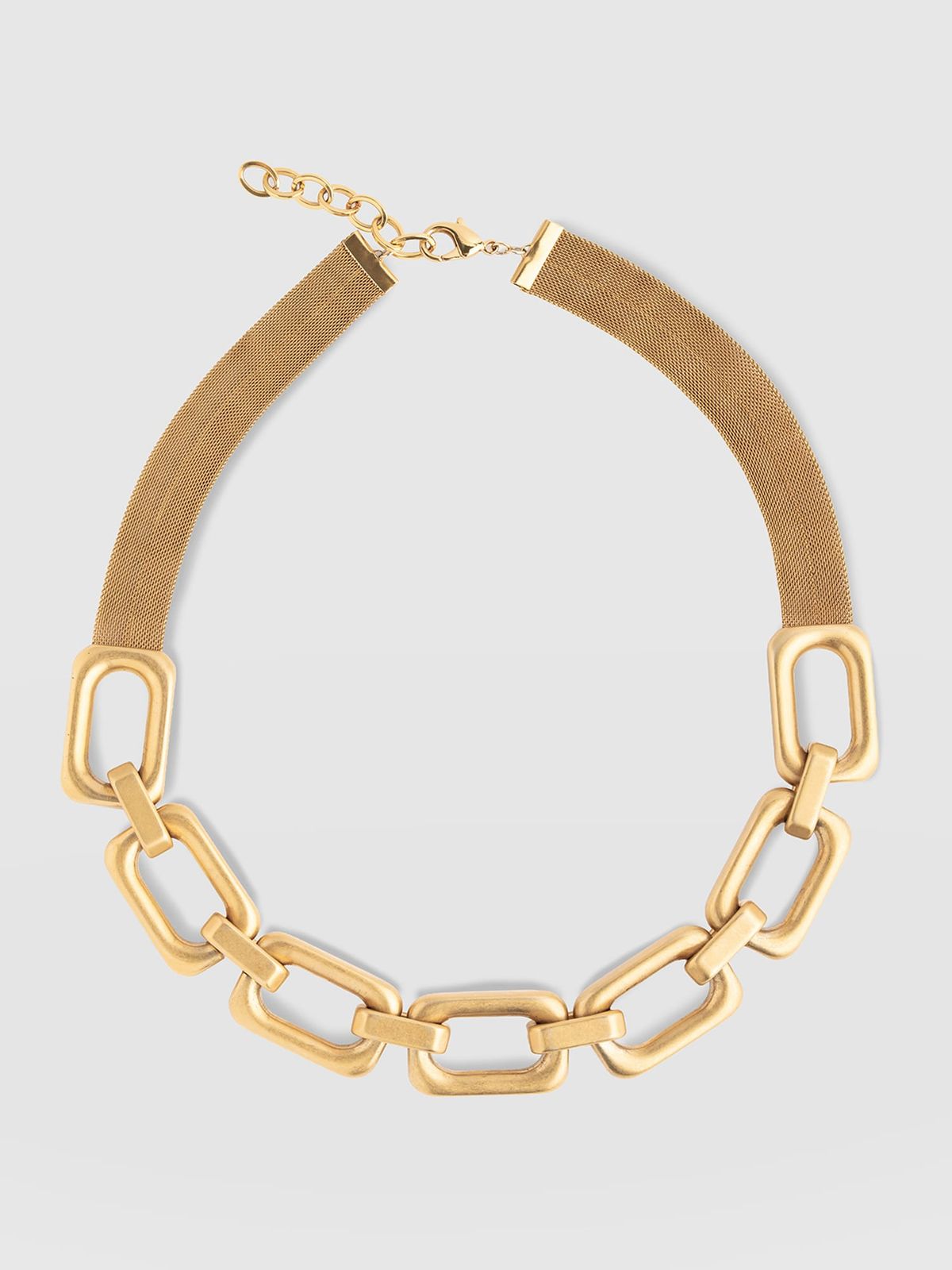 Statement Chain Necklace - Gold