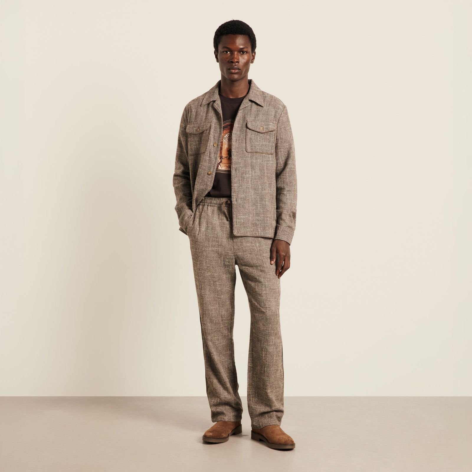 Redford Shirt - Light Brown