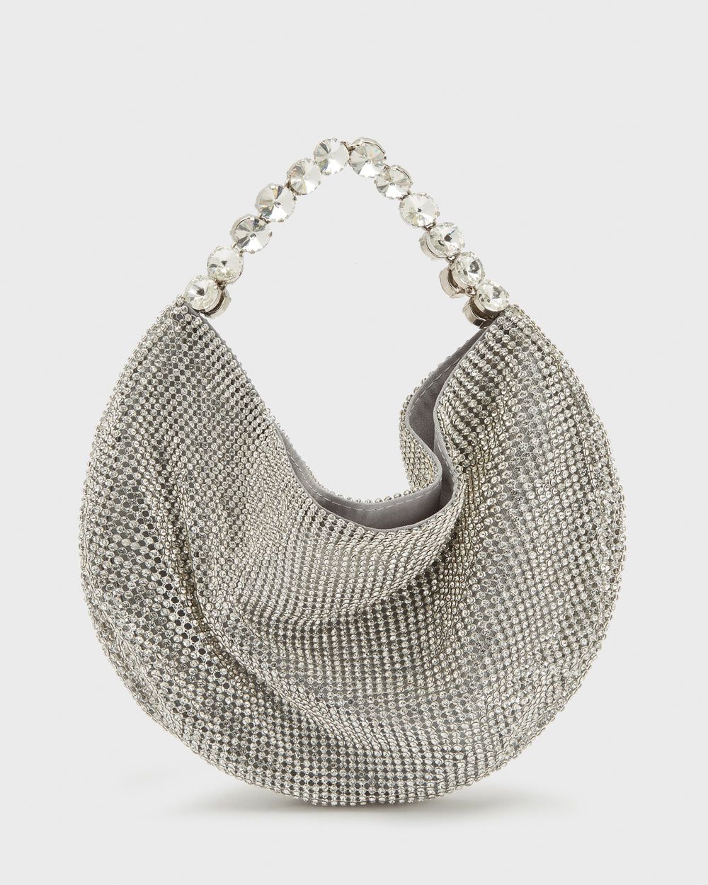 Silver Chainmail Hobo Bag