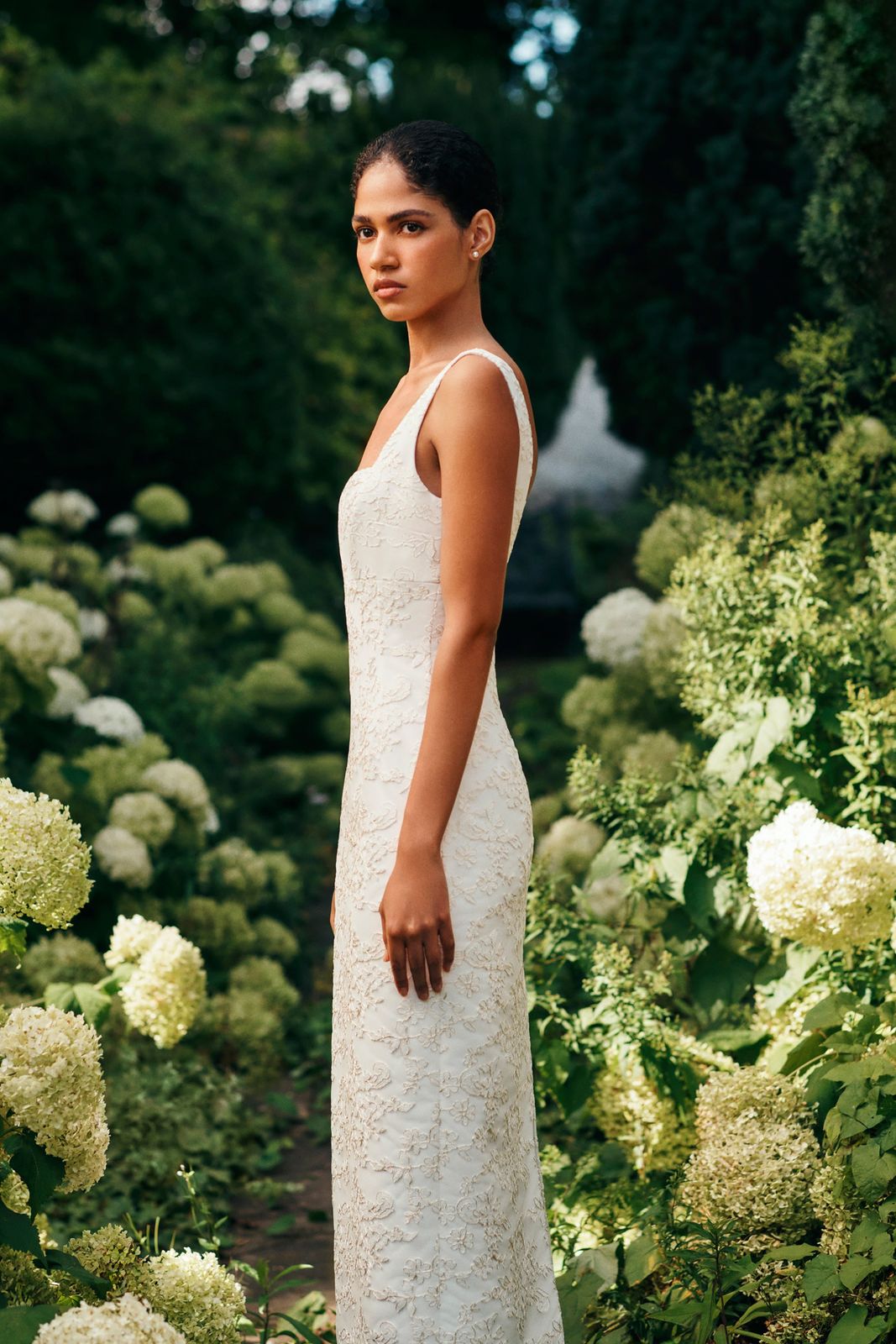 Viva Bridal Dress in Ivory Embroidered Lace