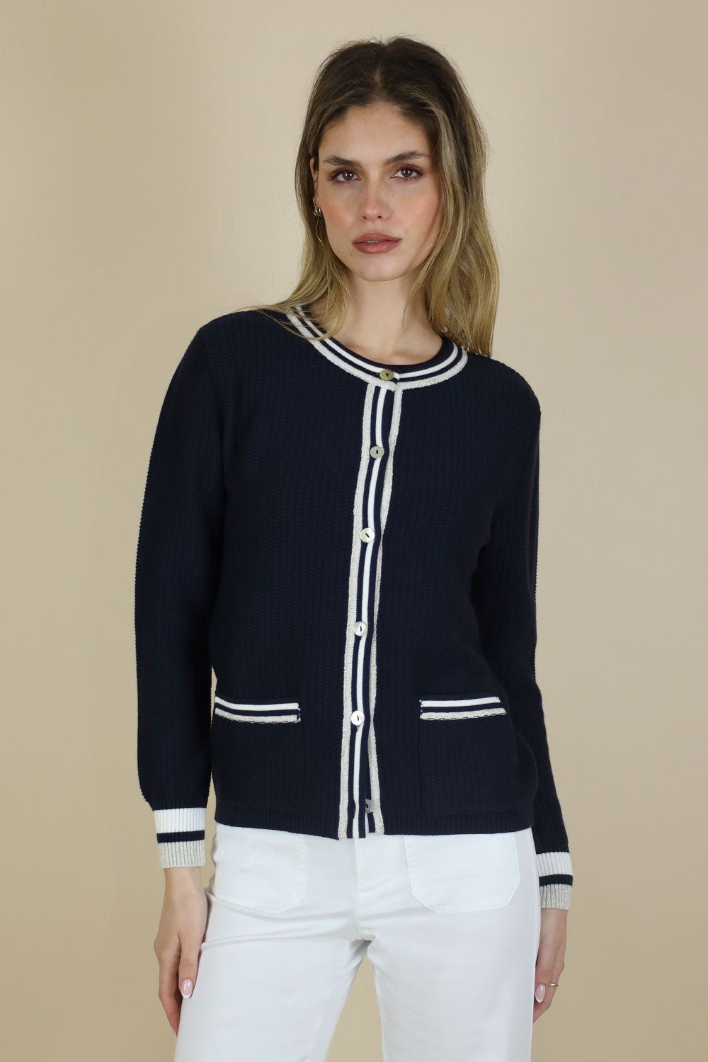 Prost Textured Knitted Jacket