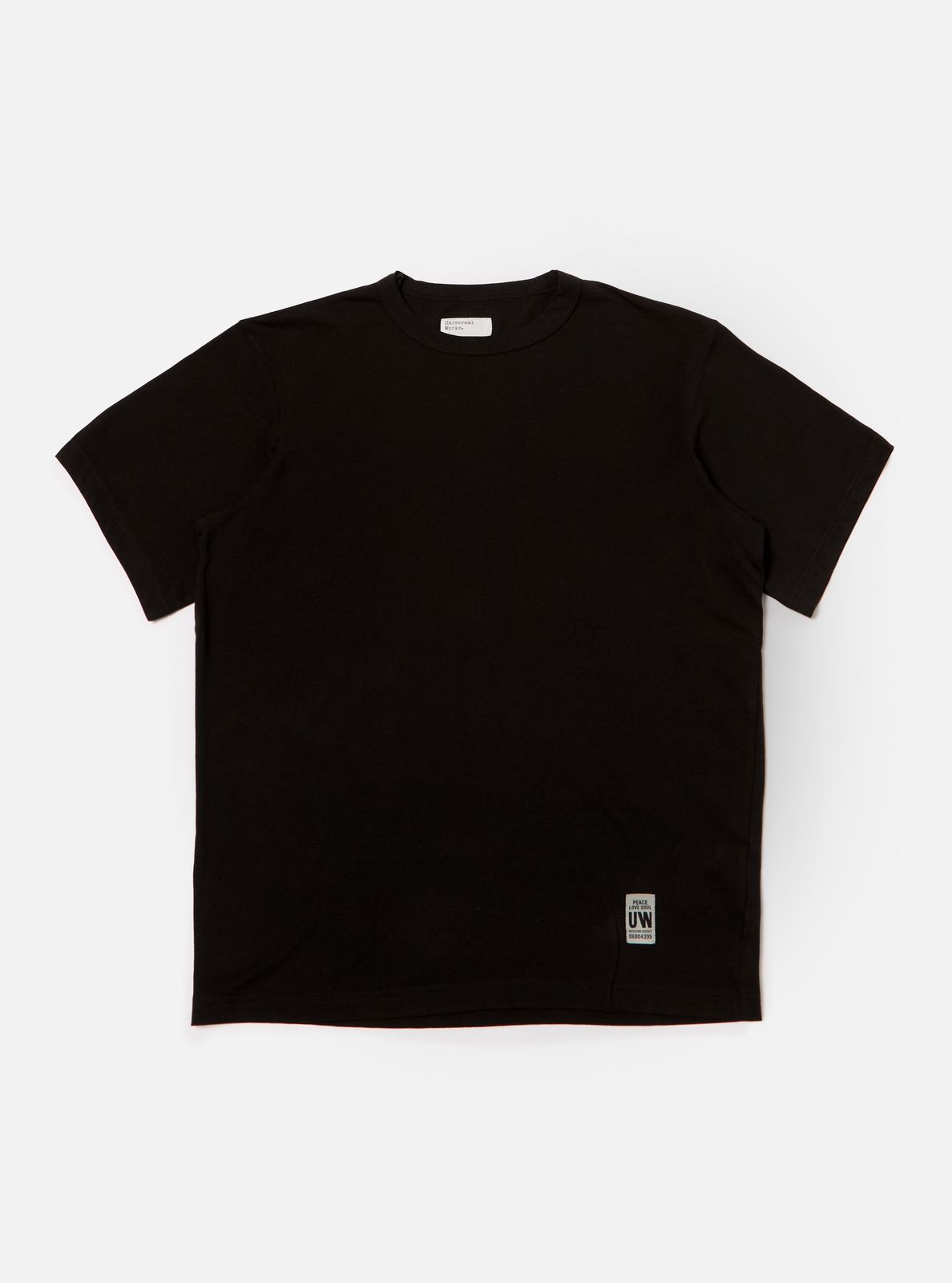 Black Single Jersey Core Tee
