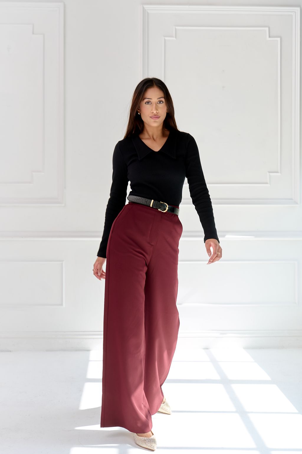 The Kōr Ribbed Knit Organic Cotton Chelsea Top in Black