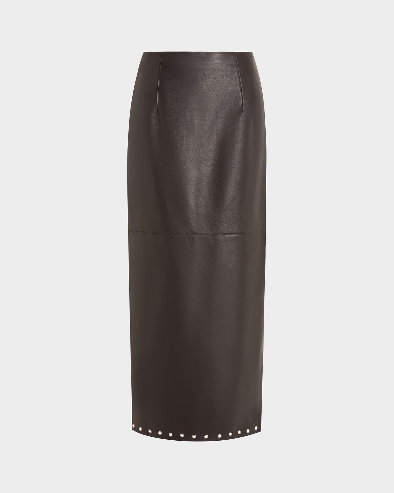 Lola Midi Skirt in Leather