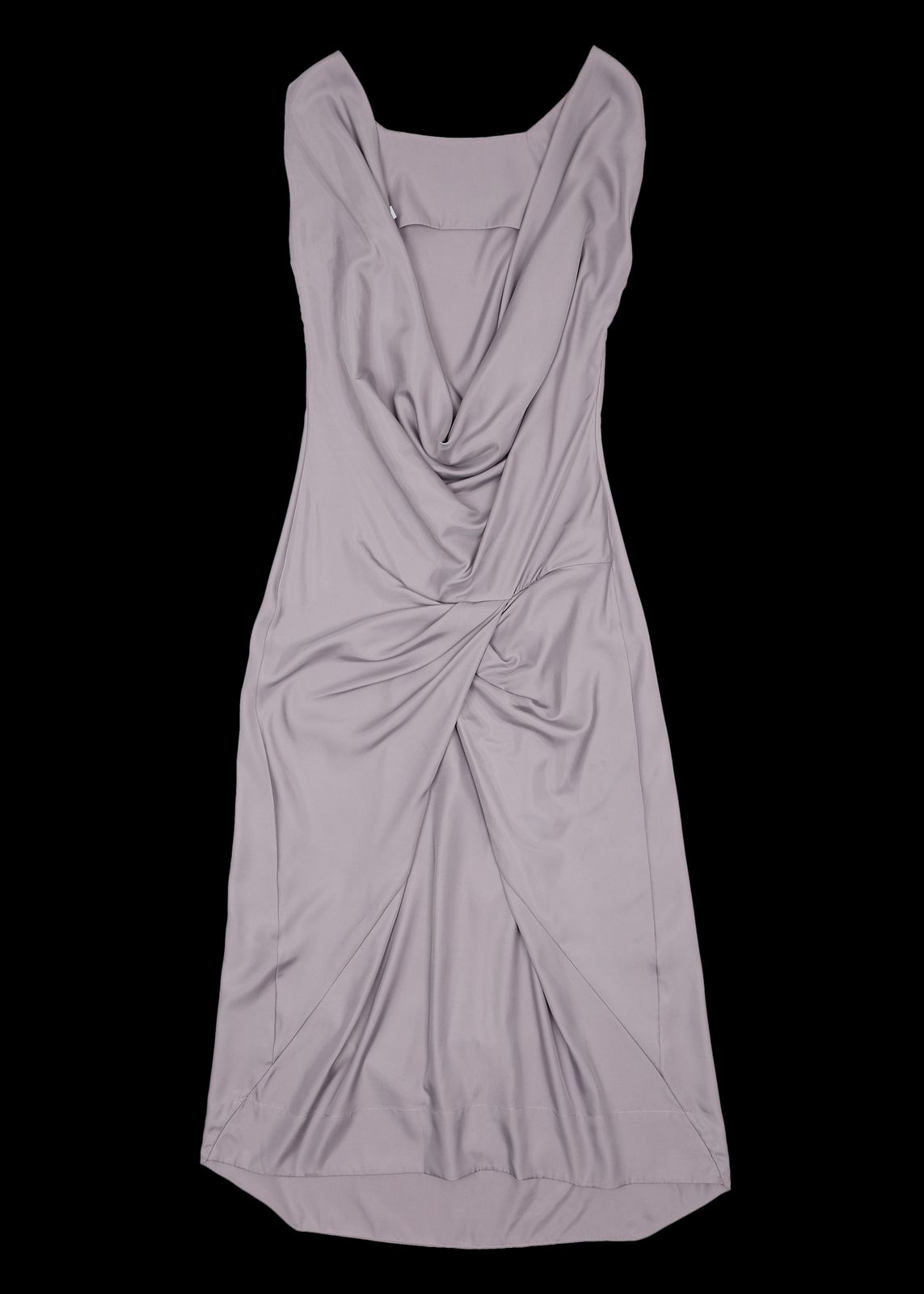 DRAPED DRESS LILAC